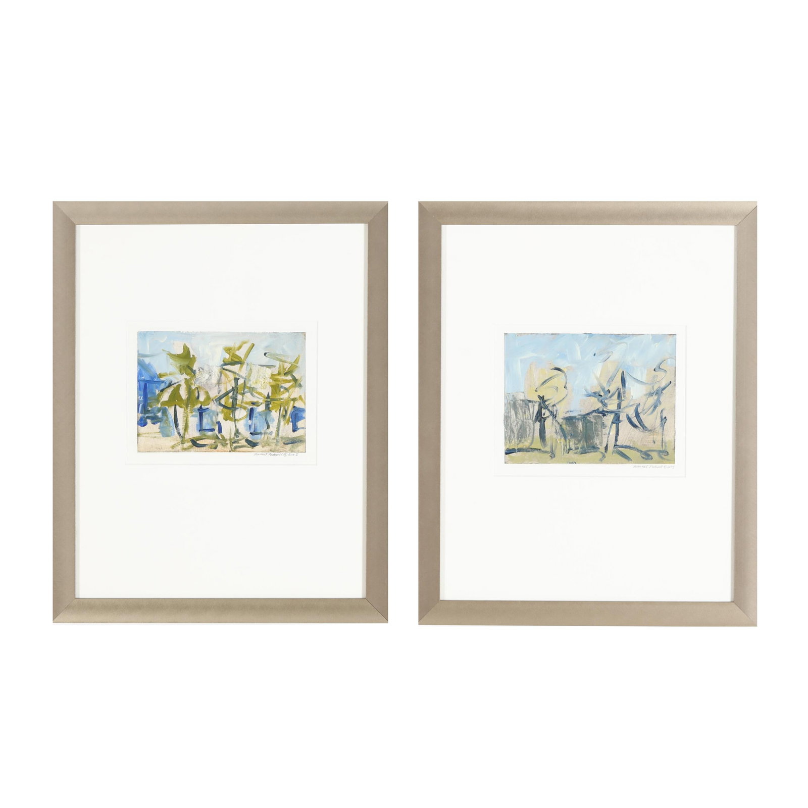 Dianne T. Rodwell (NC, b.1952), Pair of Framed Paintings (1 of 8)