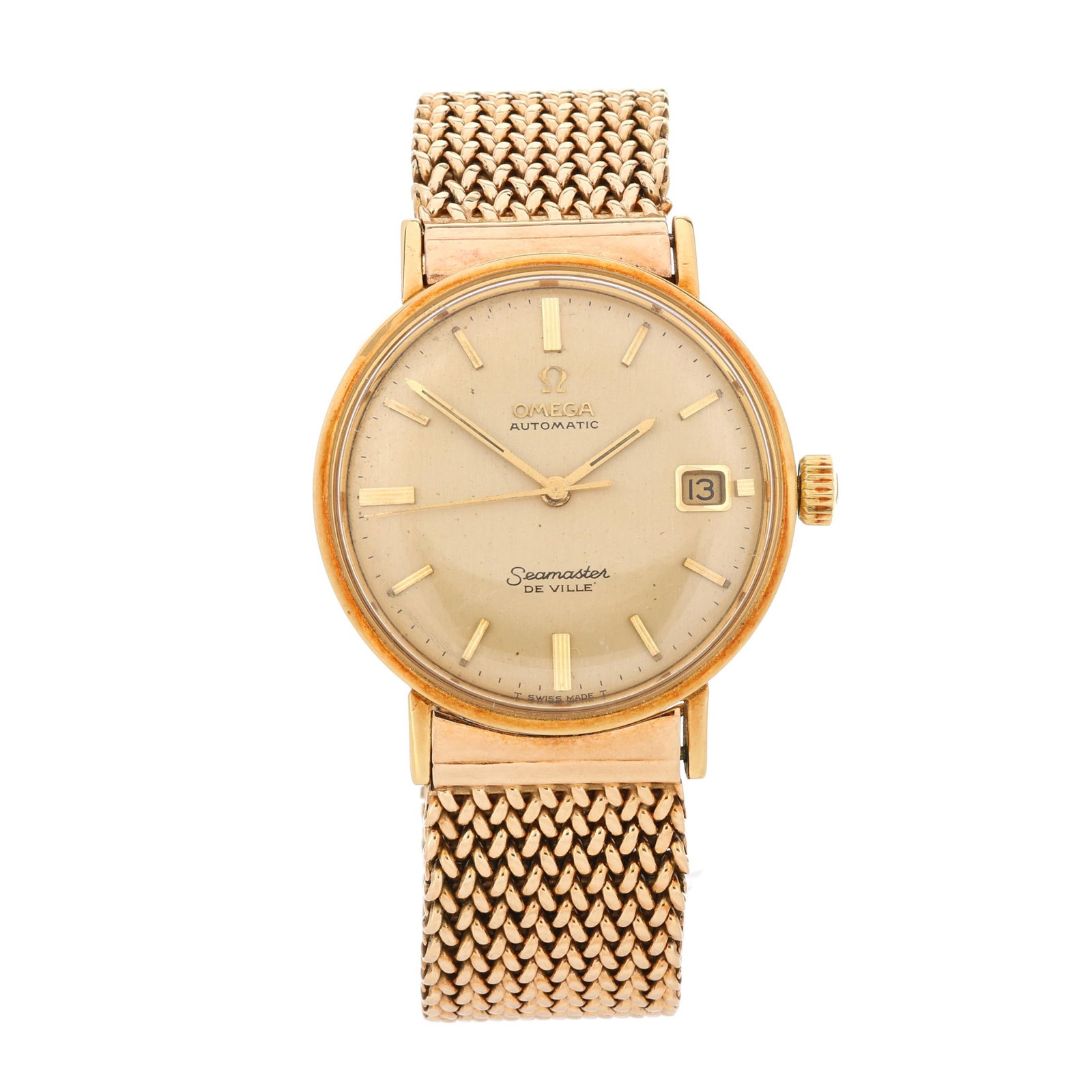 Vintage Gold Seamaster De Ville Watch, Omega (1 of 4)