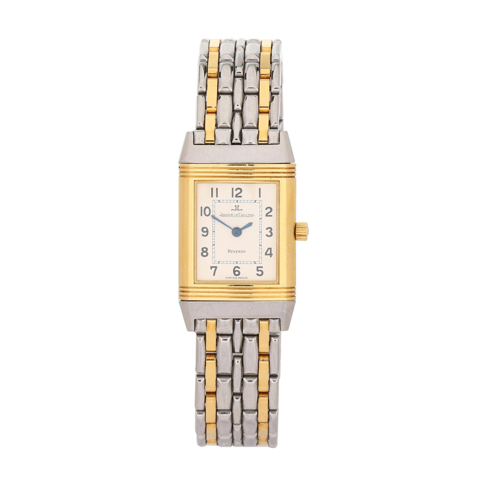 Lady's Stainless Steel and Gold Reverso Watch, Jaeger-LeCoultre (1 of 15)