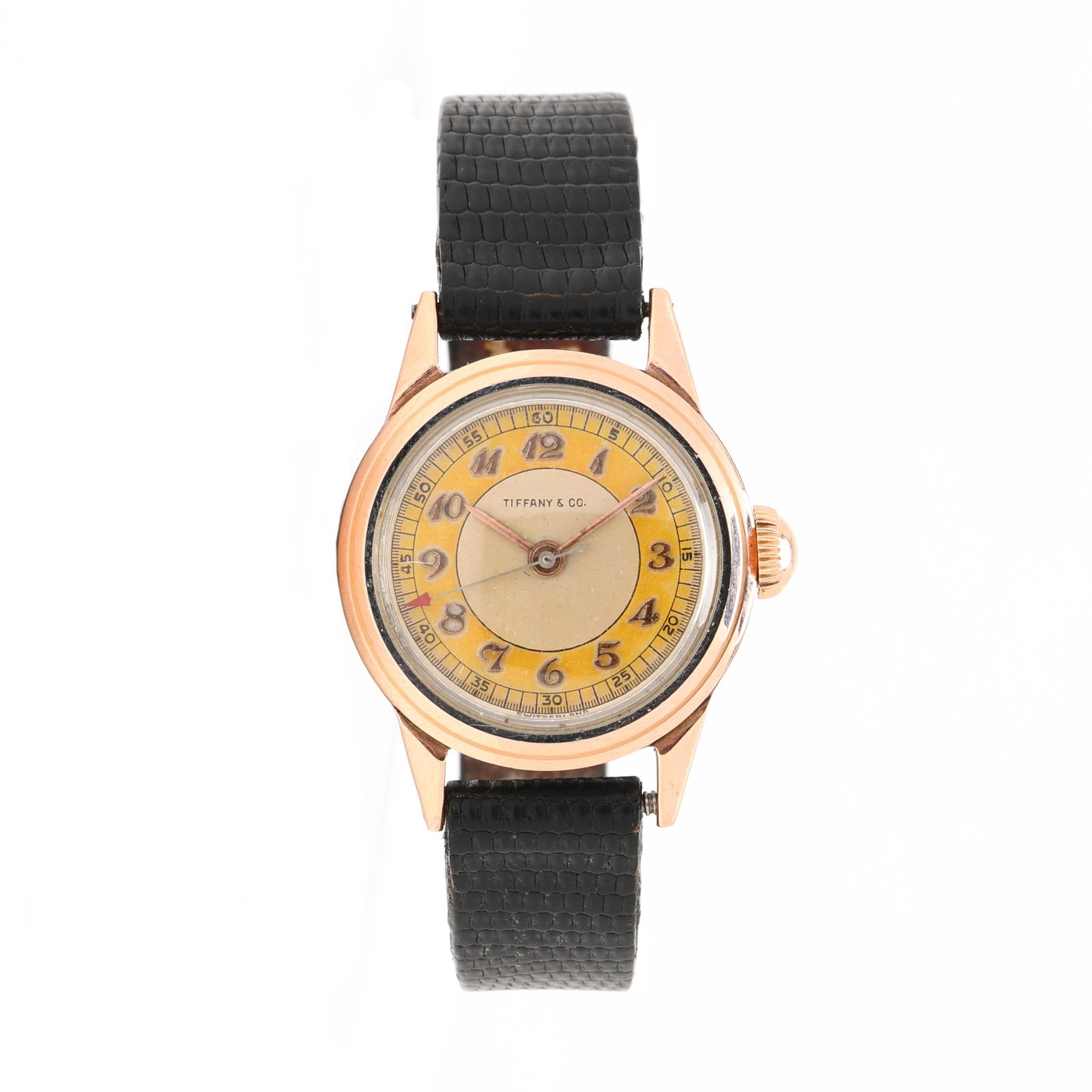 Vintage Lady's Stainless Steel and Rose Gold Watch, Tiffany & Co. by Movado (1 of 4)