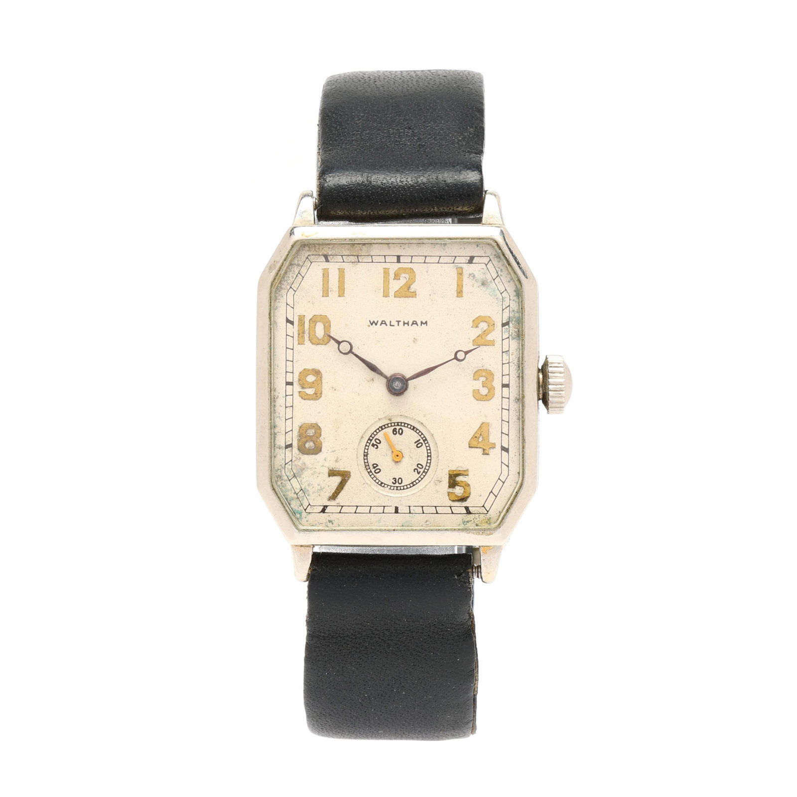 Antique White Gold Watch, Waltham (1 of 3)