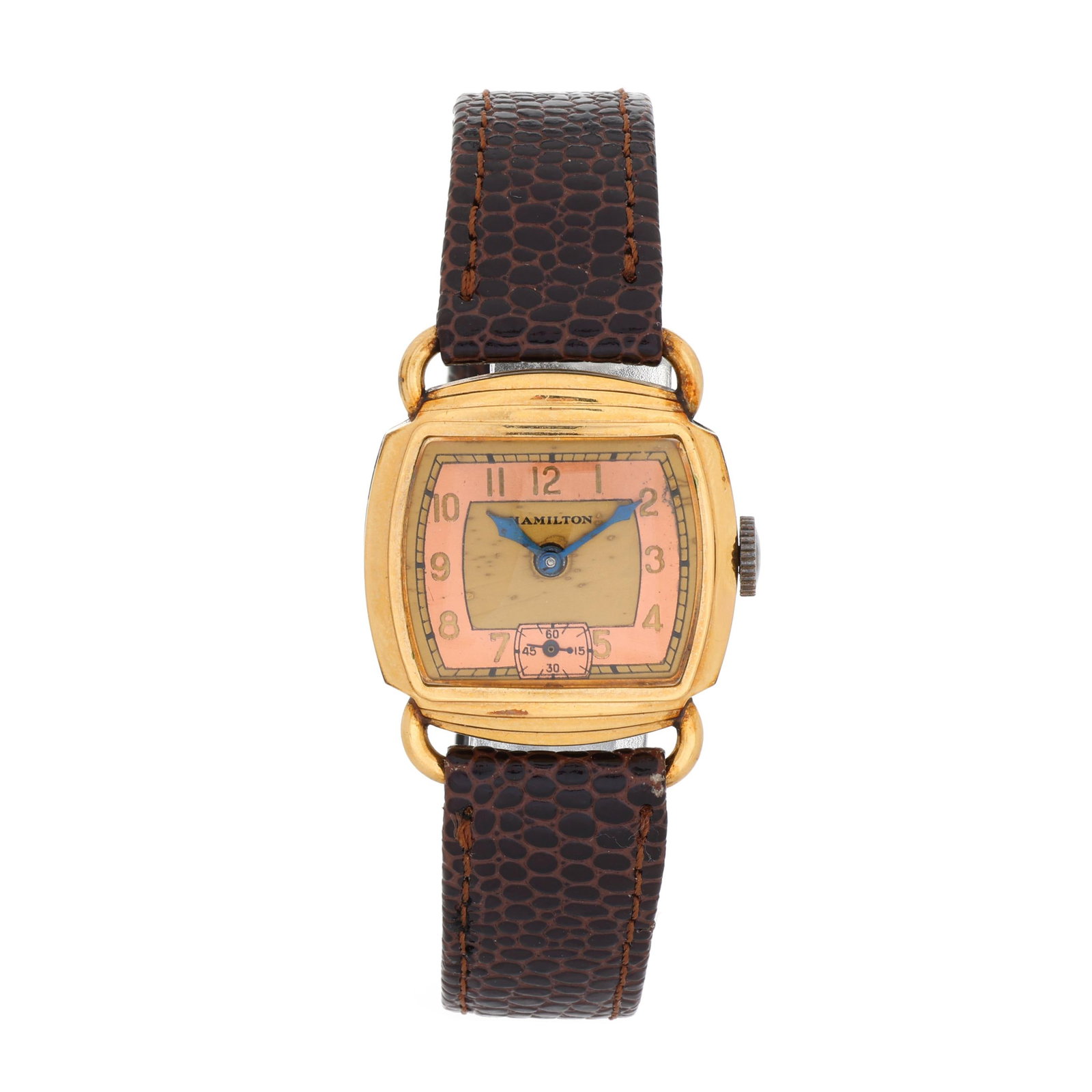 Art Deco Gold-Plated Martin Watch, Hamilton (1 of 3)