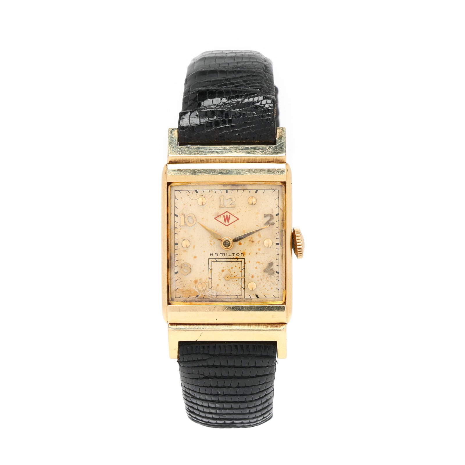 Vintage Gold Wesley-B Watch, Hamilton for Woolworth (1 of 4)