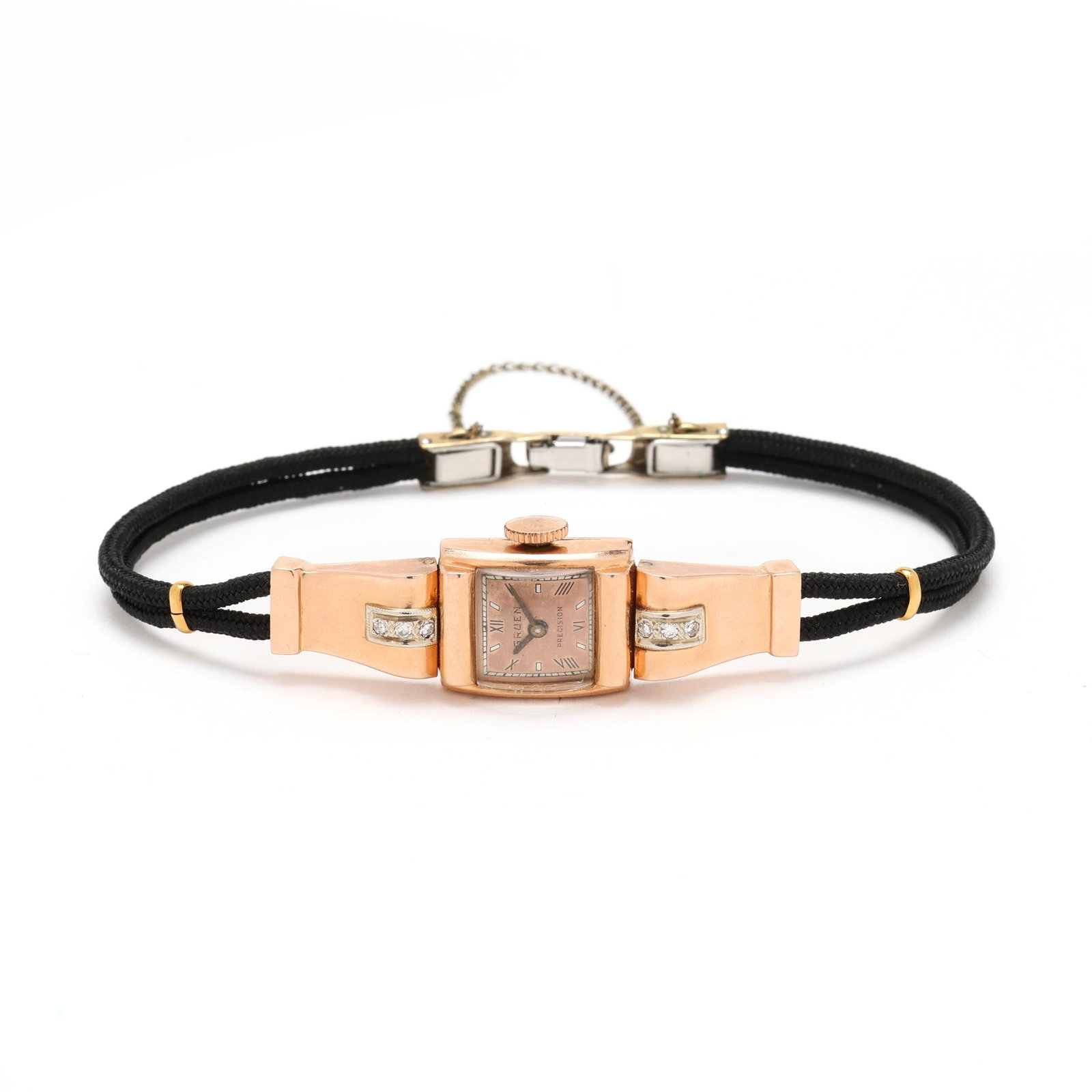 Vintage Lady's Gold and Diamond Watch, Gruen (1 of 4)