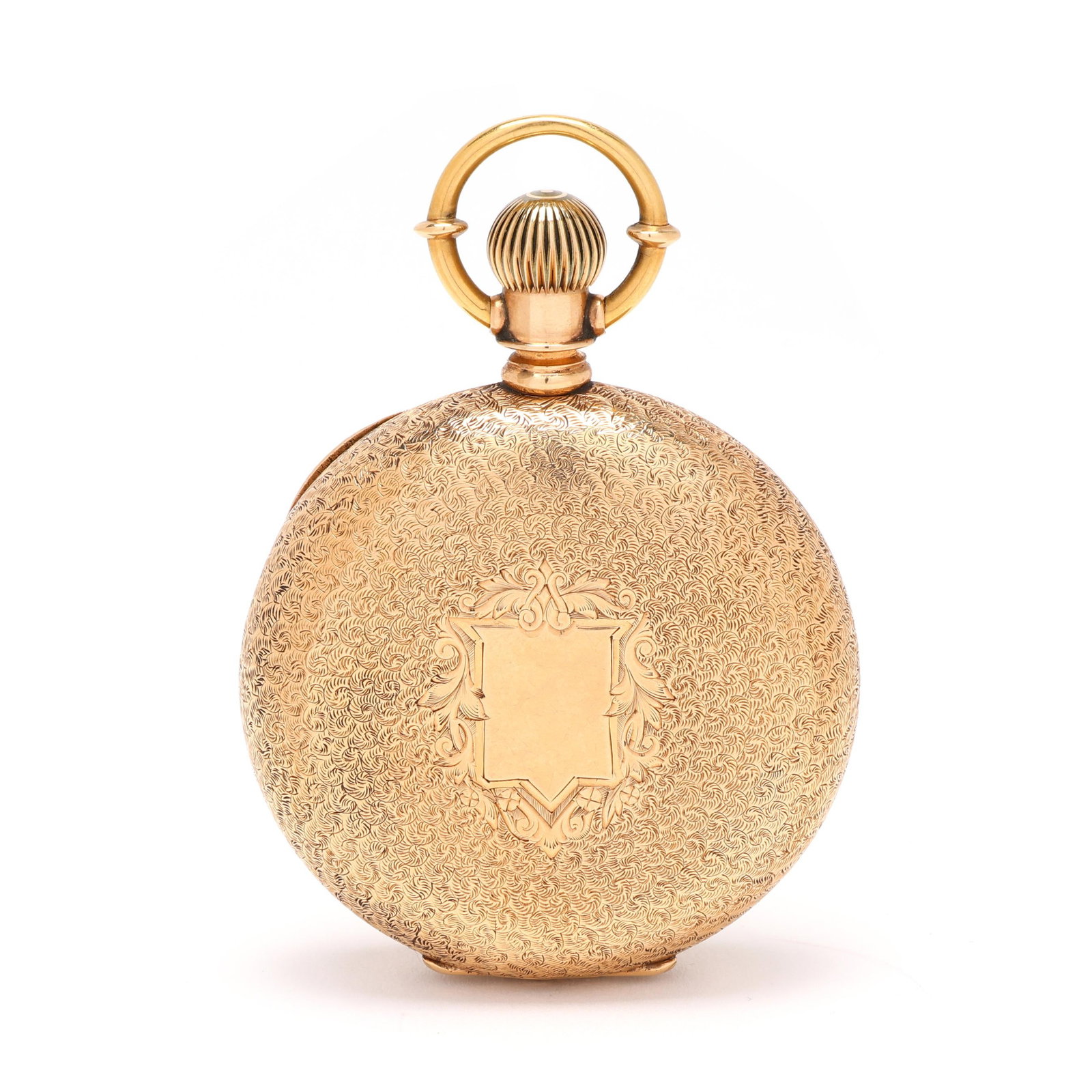 Gold Hunting Case Pocket Watch, Waltham Retailed By L.H. Muller (1 of 7)