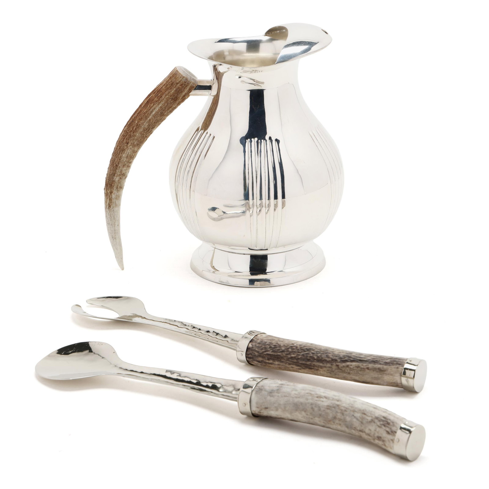 Group of Modernist Stag Handled Tableware by Airedelsur (1 of 10)