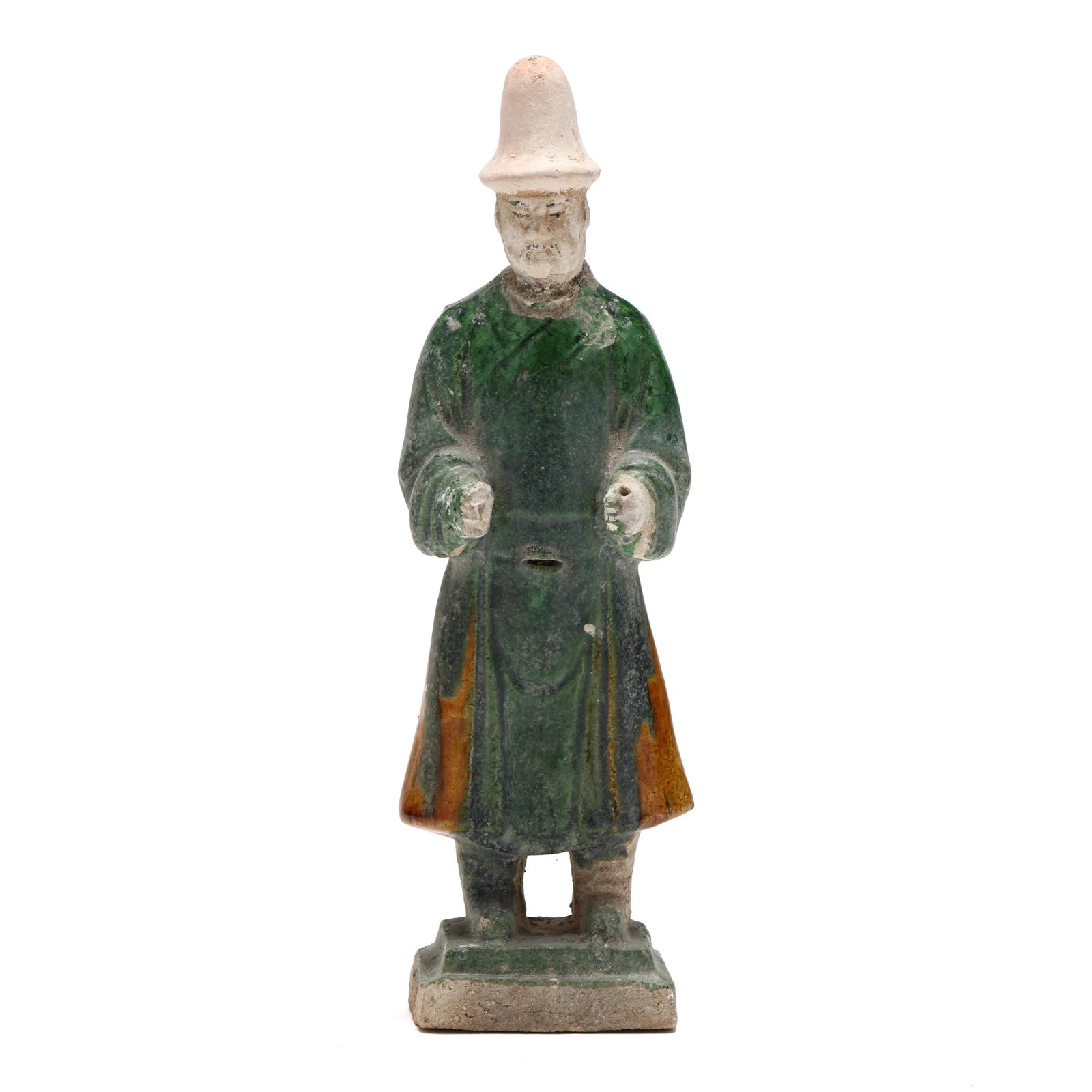 A Ming Dynasty Sancai Glazed Official Figure (1 of 6)