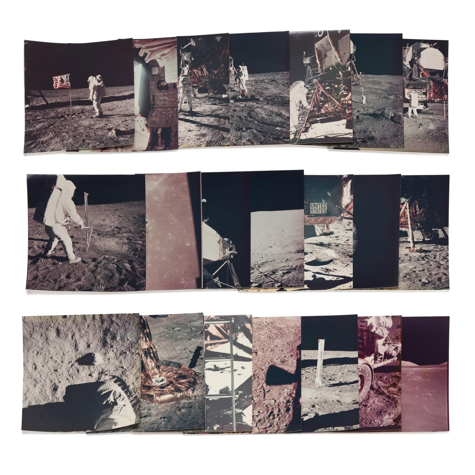 A Group of (21) Vintage Apollo 11 and Apollo 17 Photographs (1 of 8)
