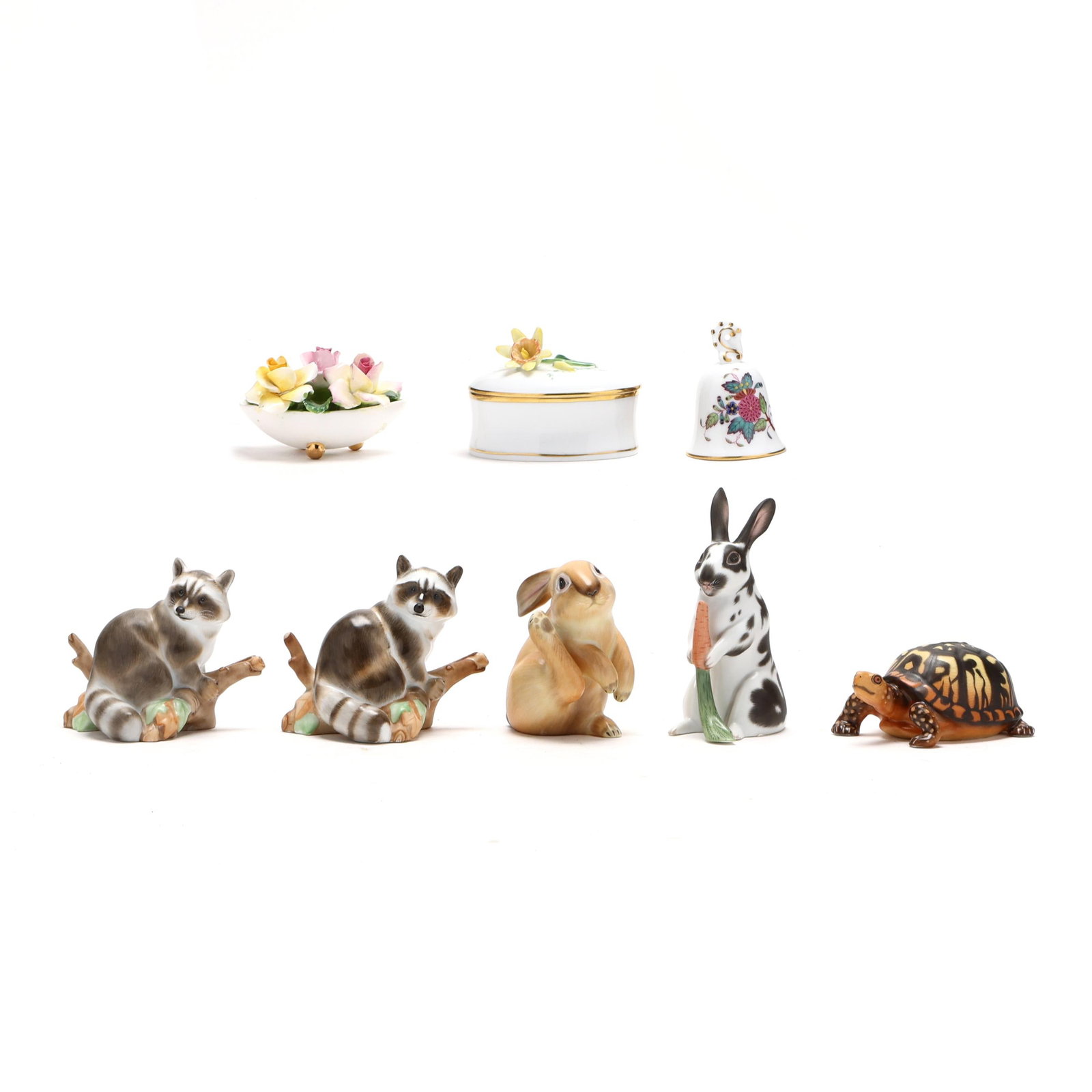 Collection of Seven Herend Porcelains (1 of 14)