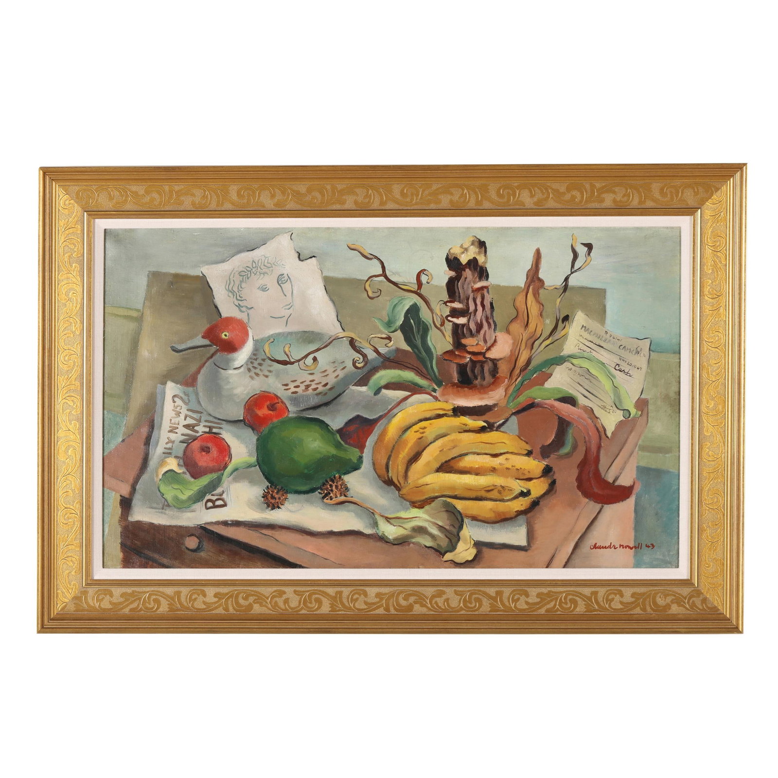 Claude Howell (NC, 1915-1997), Things on a Table (1 of 5)