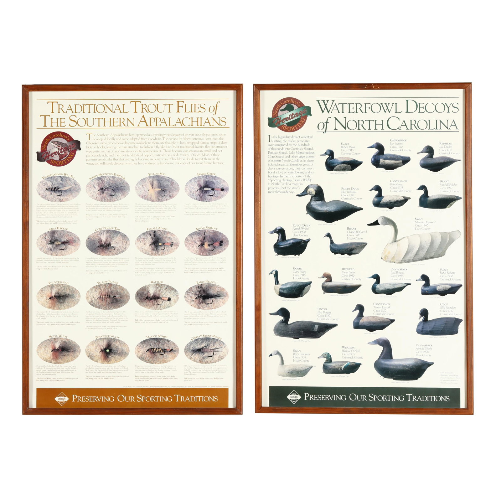 Two Iconic Posters Published by the North Carolina Resources Commission (1 of 6)
