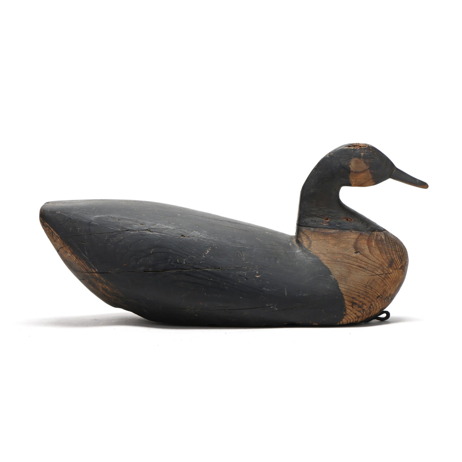 John Wallace Salter (NC, 1873-1950), Important Goose: John Wallace Salter (NC, 1873-1950), Important Goose Portsmouth Island, North Carolina, before 1900, carved and painted wood. Length 21 in. x 9.5 x 10.5 John Wallace, the son of Christopher Thomas Sal
