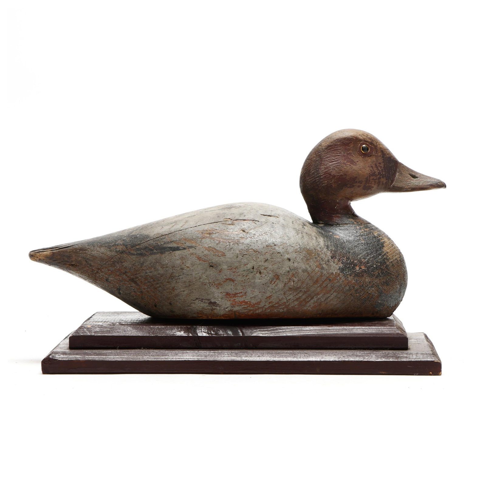 Elmer Crowell (MA, 1862-1952), Important Redhead from the Currituck Club (1 of 7)