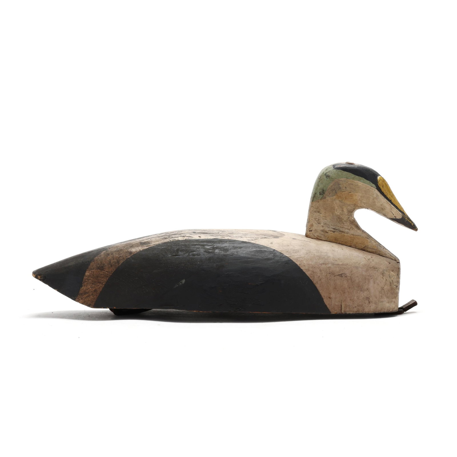Early Grand Manan Island King Eider: Early Grand Manan Island King Eider Grand Manan Island, New Brunswick, circa 1910, carved and painted wood. Length 20 in. x 8.5 x 8 Additional high-resolution photos are available at