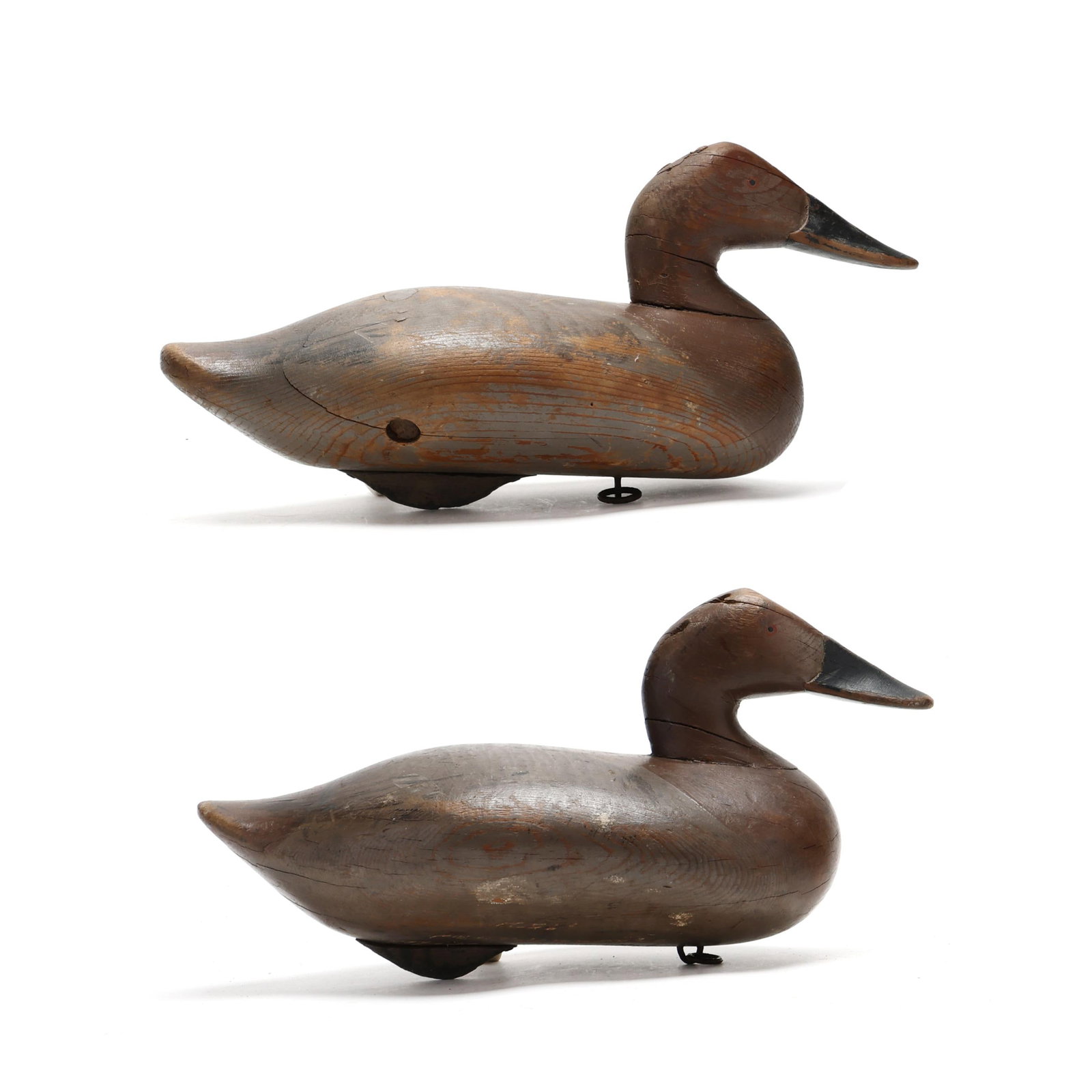 Madison Mitchell (MD, 1901-1993), Two Early Hen Canvasbacks (1 of 11)