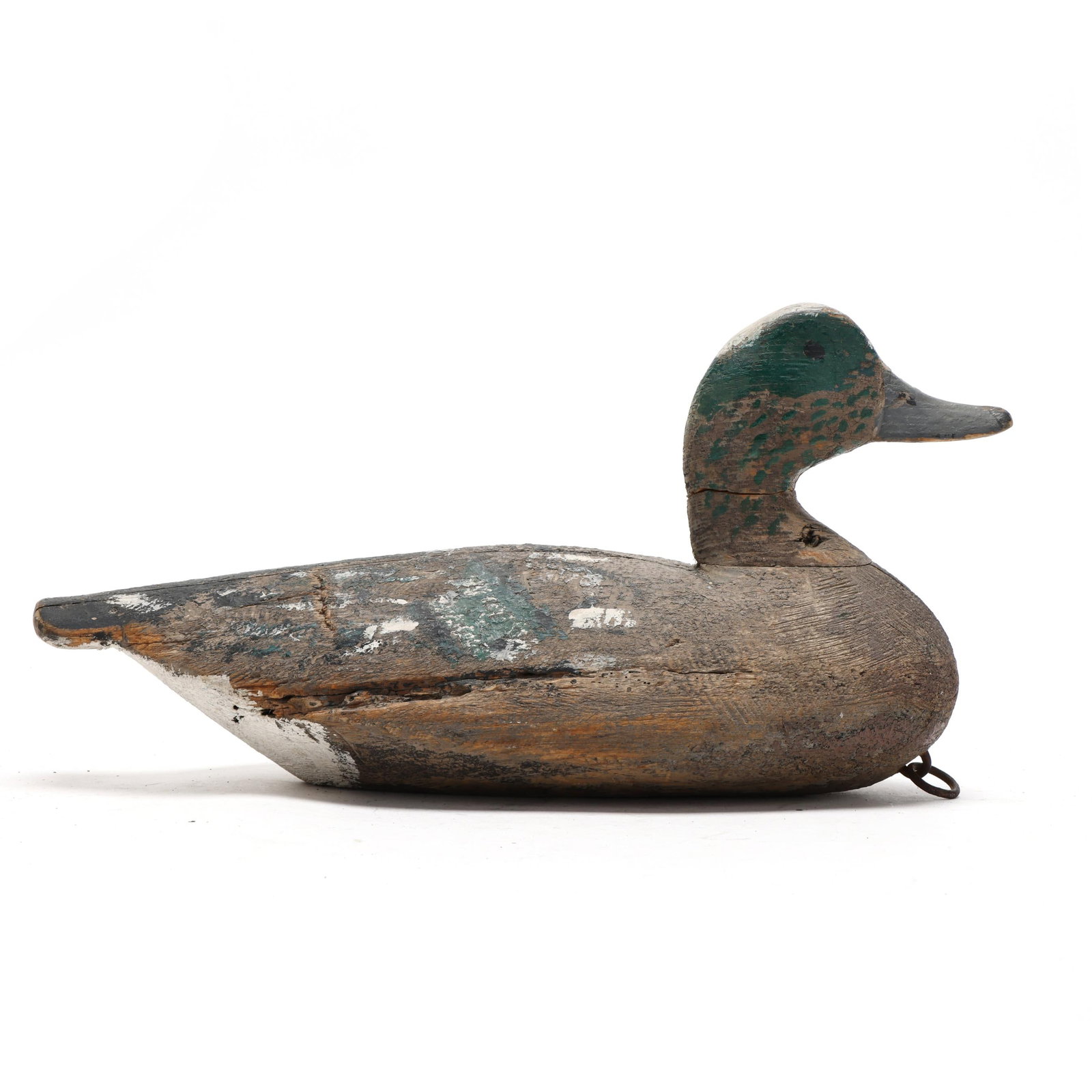 Ned Burgess (NC, 1868-1958), Redhead painted as a Widgeon: Ned Burgess (NC, 1868-1958), Redhead painted as a Widgeon Churches Island, North Carolina, circa 1930s, carved and painted wood. Length 15.75 in. Additional high-resolution photos are available at www