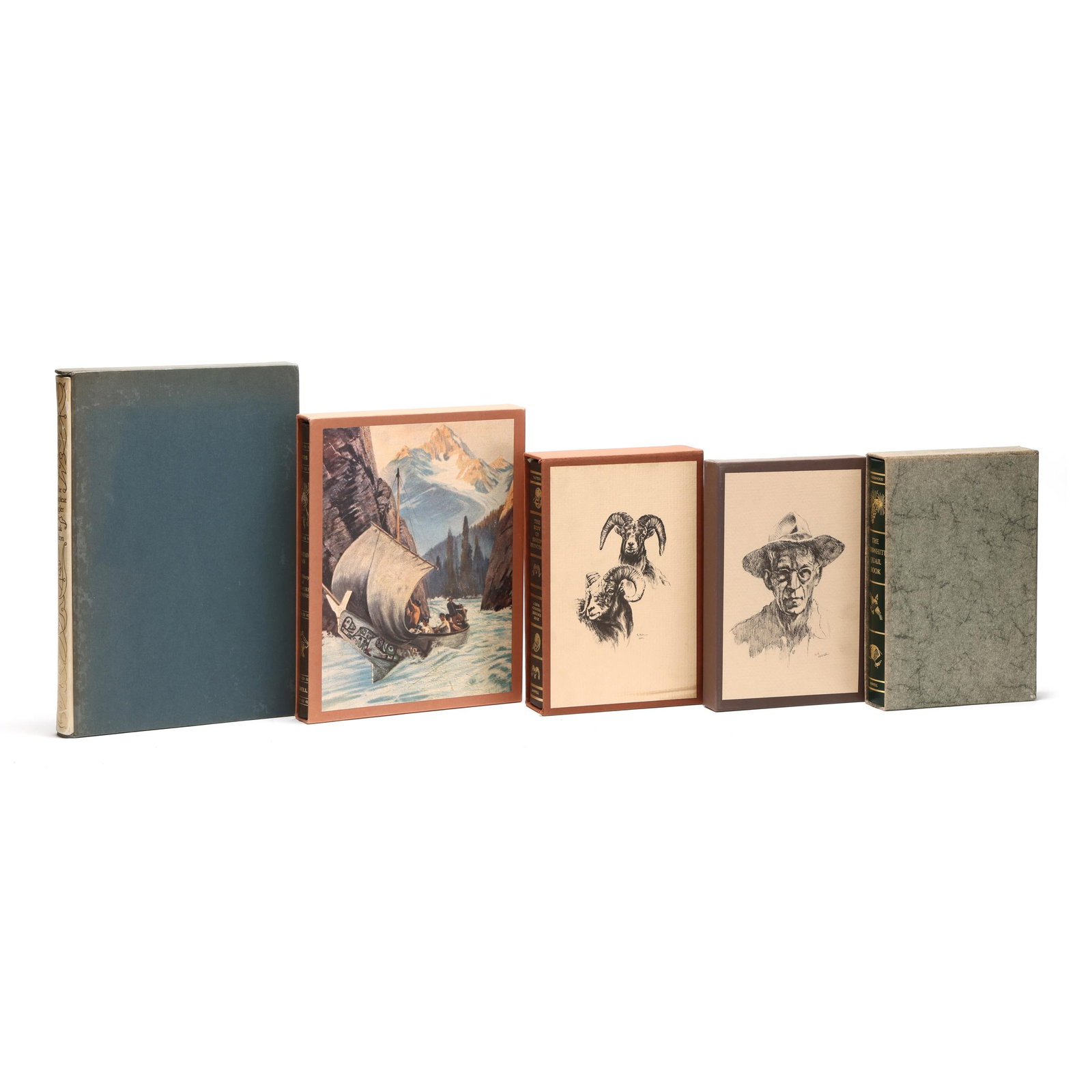 A Group of Five Sporting Books From Limited Editions Club and Amwell Press: A Group of Five Sporting Books From Limited Editions Club and Amwell Press to include: Izaak Walton; Douglas W. Gorsline, illus. The Compleat Angler; Or, The Contemplative Man's Recreation... New York