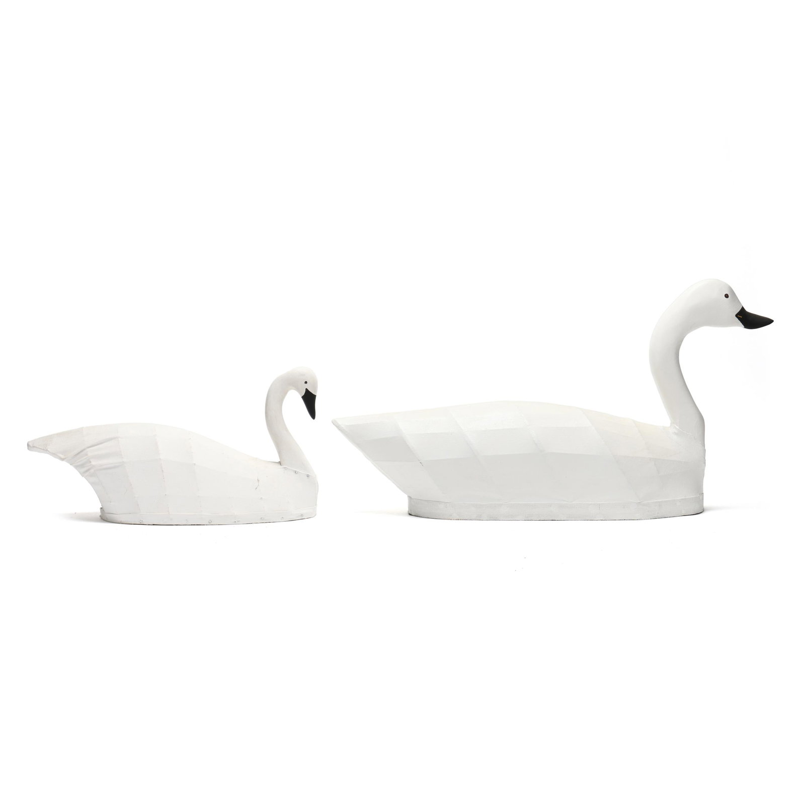 Two Miniature Swan Decoys from the Timberlake Collection (1 of 10)