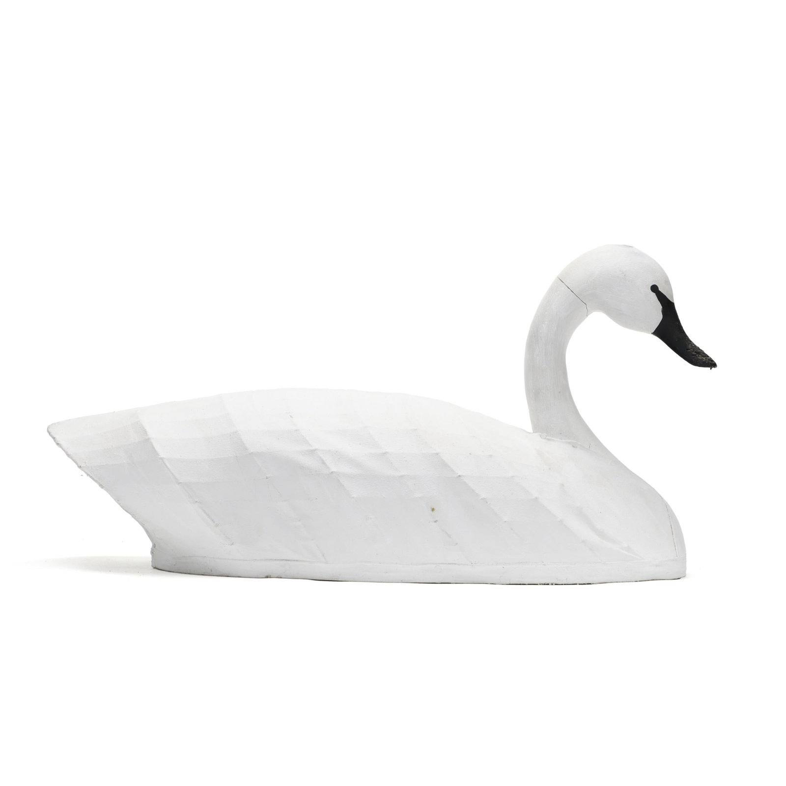 Currituck Swan: Currituck Swan 1960s, canvas Length 28 in. x 14.5 x 11 From the Estate of Captain George Beckwith. Additional high-resolution photos are available at www.lelandlittle.com