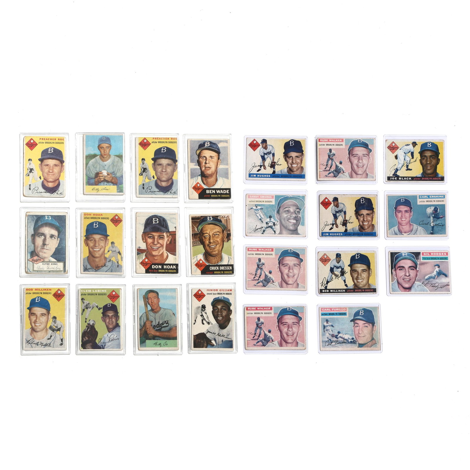 23 Early Baseball Cards Brooklyn Dodgers (1 of 6)