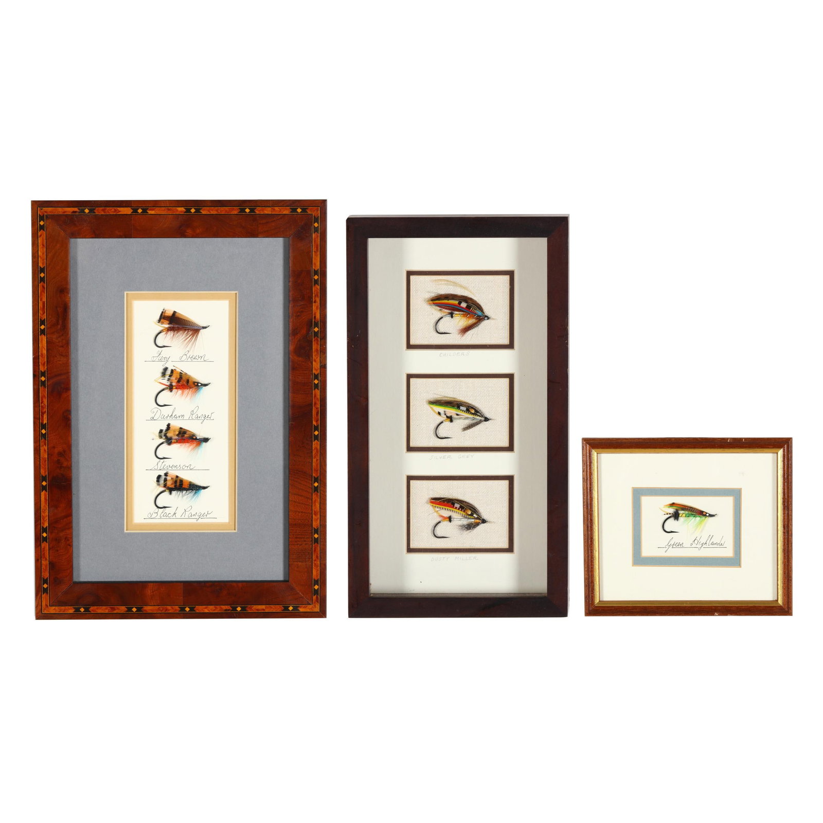Three Framed Salmon Flies (1 of 6)