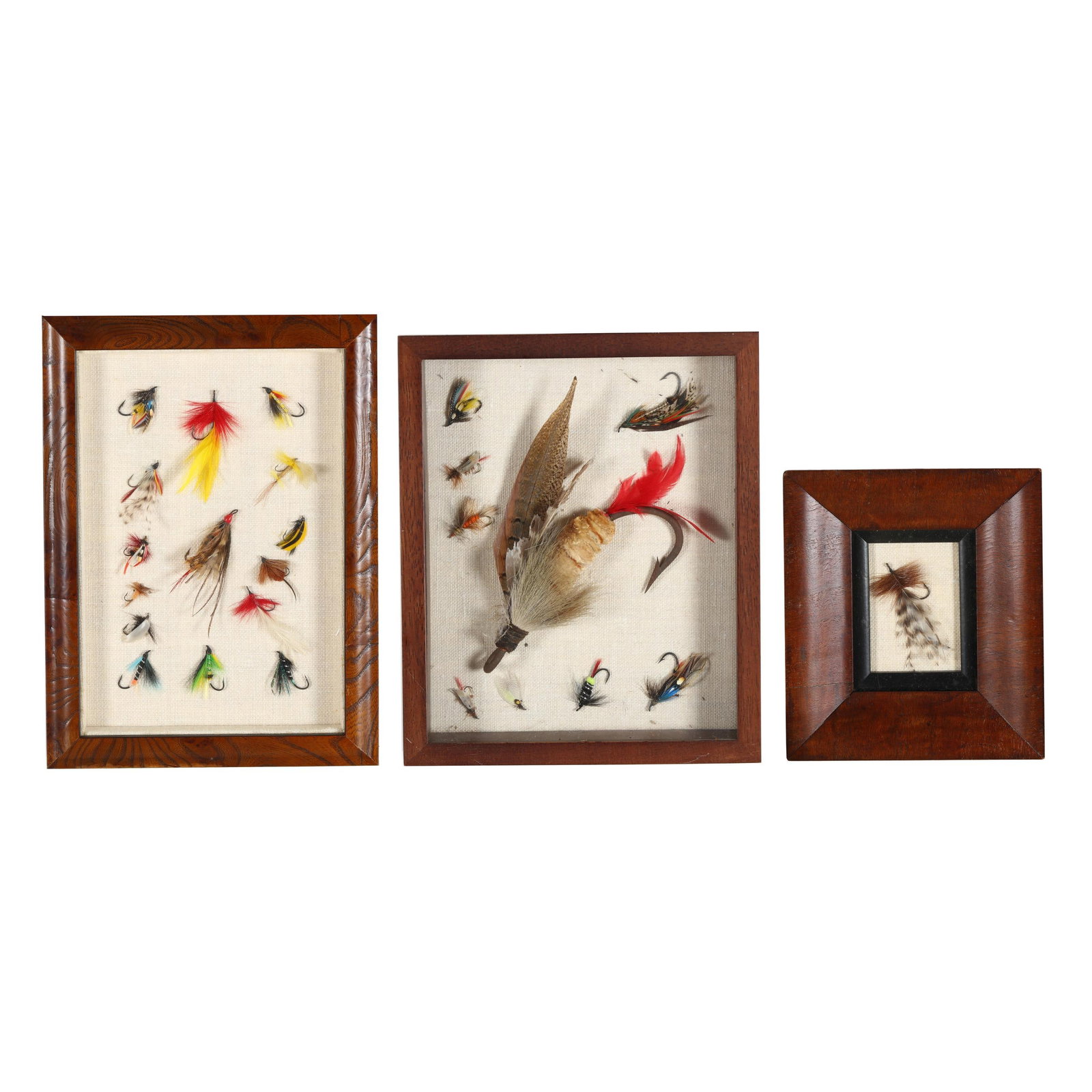 Three Framed Trout and Salmon Flies (1 of 6)