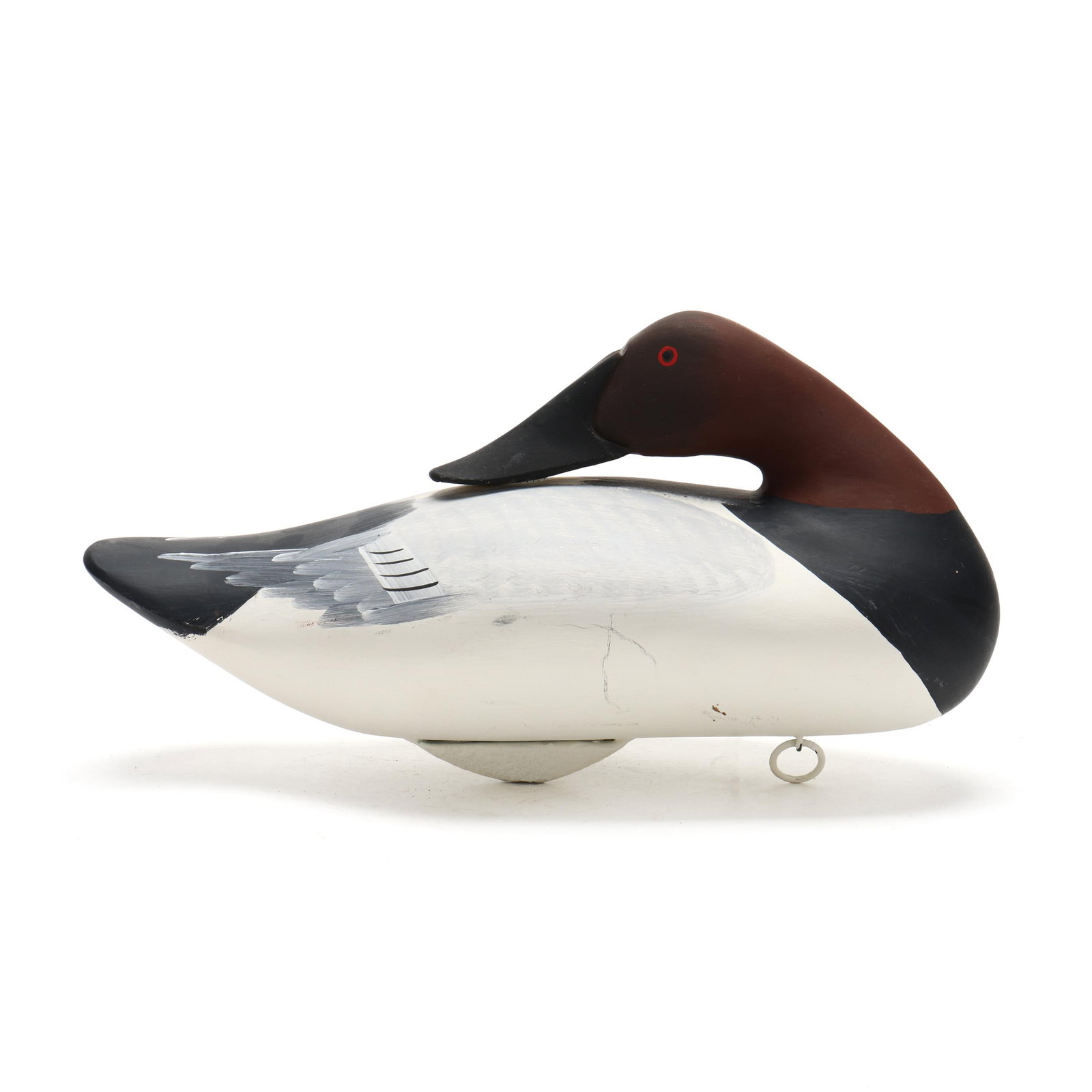 Captn Harry Jobes (MD, 1936-2019), Preening Canvasback (1 of 8)
