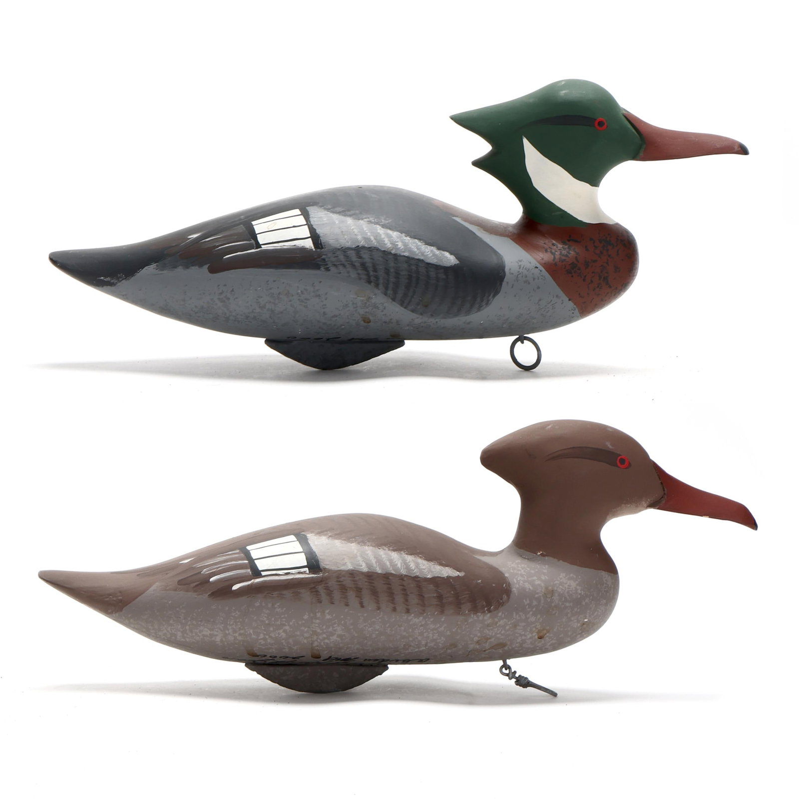 Captn Harry Jobes (MD, 1936-2019), Pair of Mergansers (1 of 11)