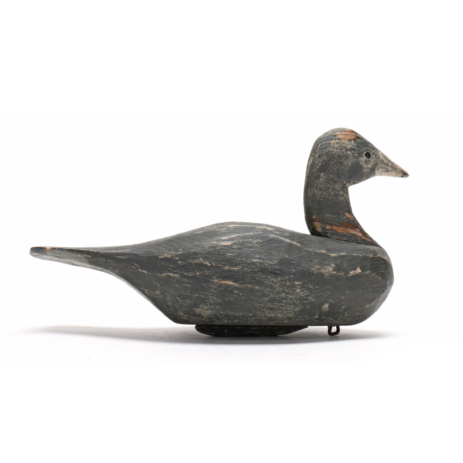 Romie Waterfield (NC, 1918-2010), Coot: Romie Waterfield (NC, 1918-2010), Coot Knotts Island, North Carolina, circa 1990s, carved and painted wood. Length 10 in. x 6 x 5.5 Additional high-resolution photos are available at www.lelandlittle.