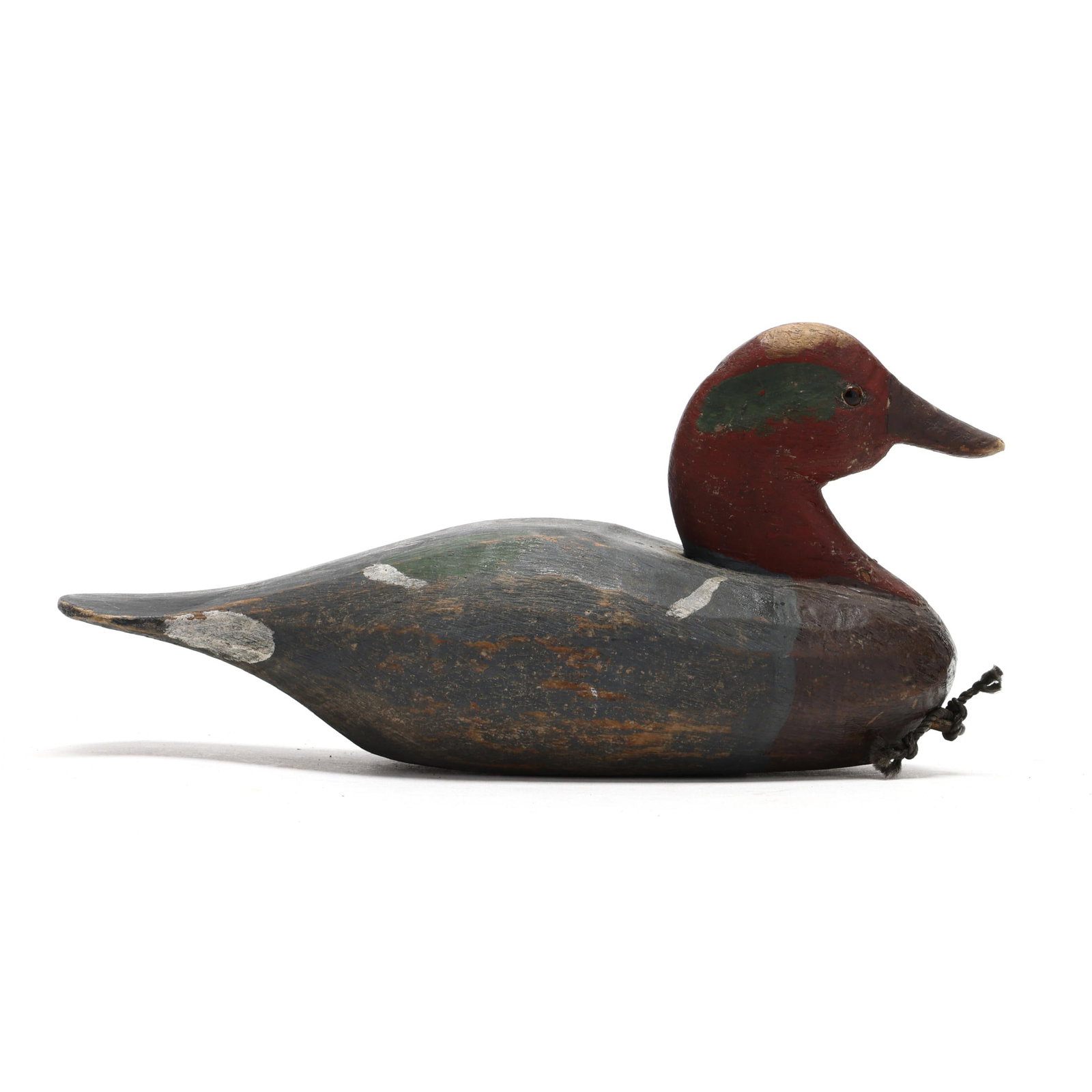 Romie Waterfield (NC, 1918-2010), Green-Winged Teal: Romie Waterfield (NC, 1918-2010), Green-Winged Teal Knotts Island, North Carolina, circa 1990s, carved and painted wood. Length 10 in. x 5 x 4.5 Additional high-resolution photos are available at www.