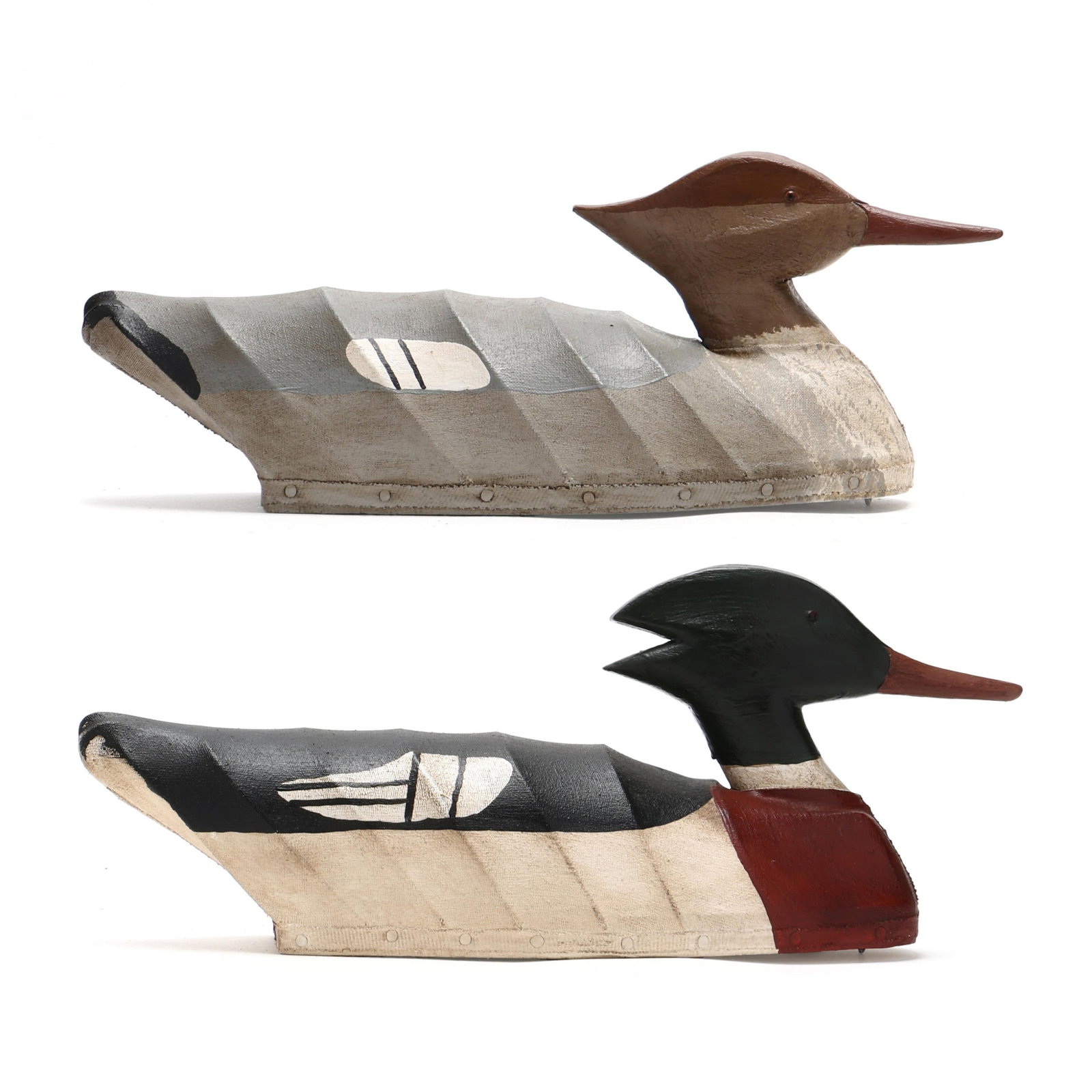 William Mosley, (NC, 1925-2015), Pair of Mergansers (1 of 11)