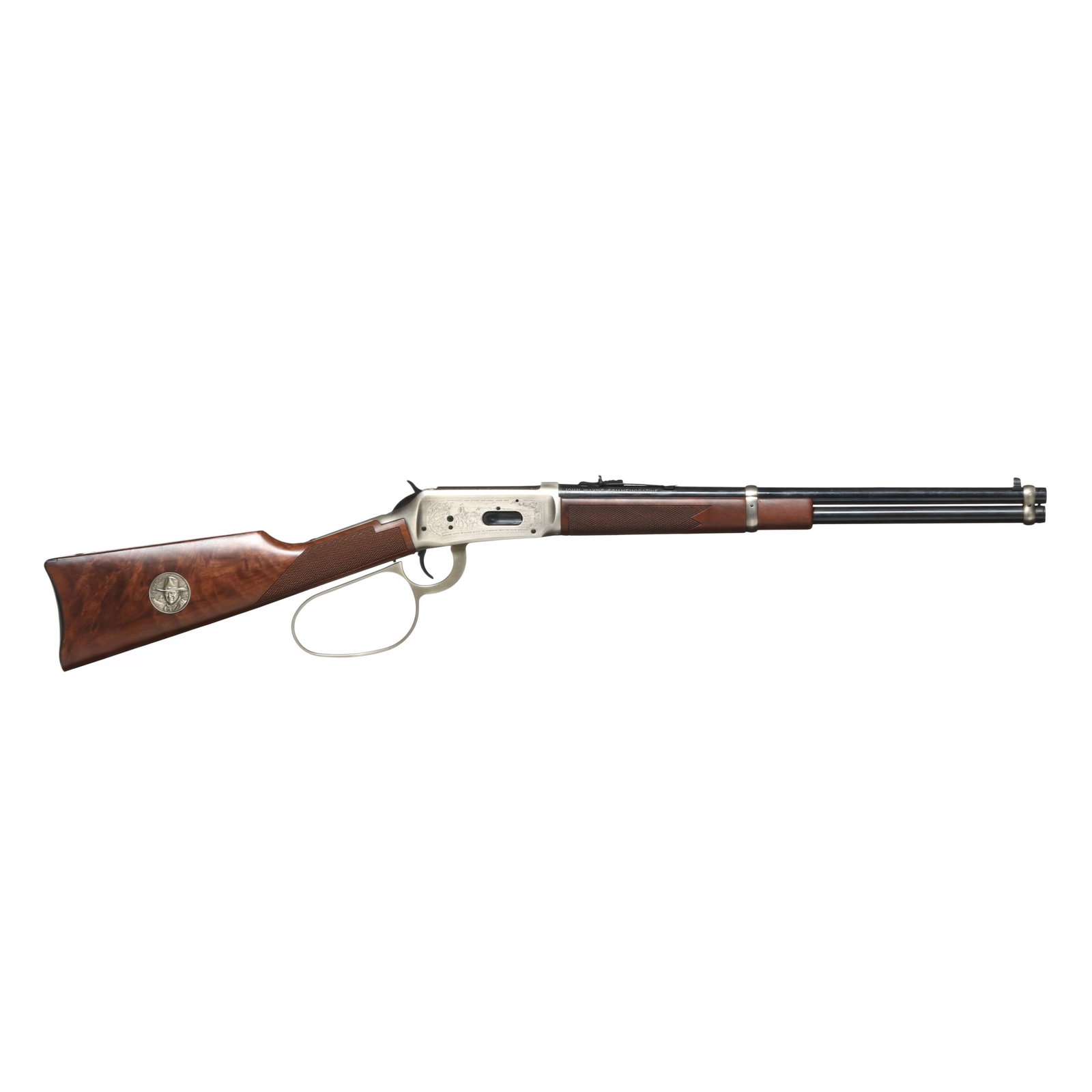 Winchester Model 94 John Wayne Commemorative .32-40 Lever-Action Rifle w/ Factory Leather Scabbard (1 of 16)