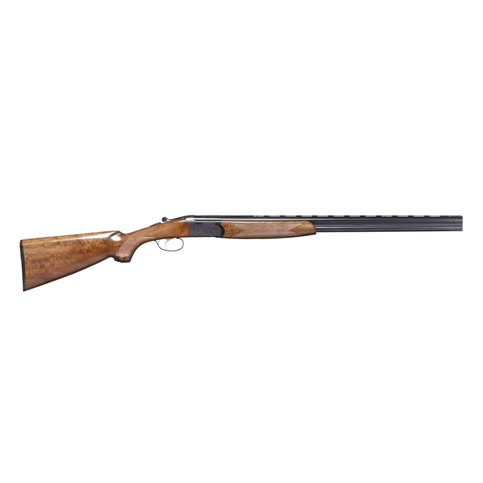 Beretta BL-3 20ga O/U Shotgun: Beretta BL-3 20ga O/U Shotgun Serial number V14182 receiver, barrels and forend iron, text of HIGH STRENGTH CHROMIUM MOLYBDEDUM STEWEL - 20GA. 3 IN. - 26 INCHES and M over IC present on 26 1/4 in. blu