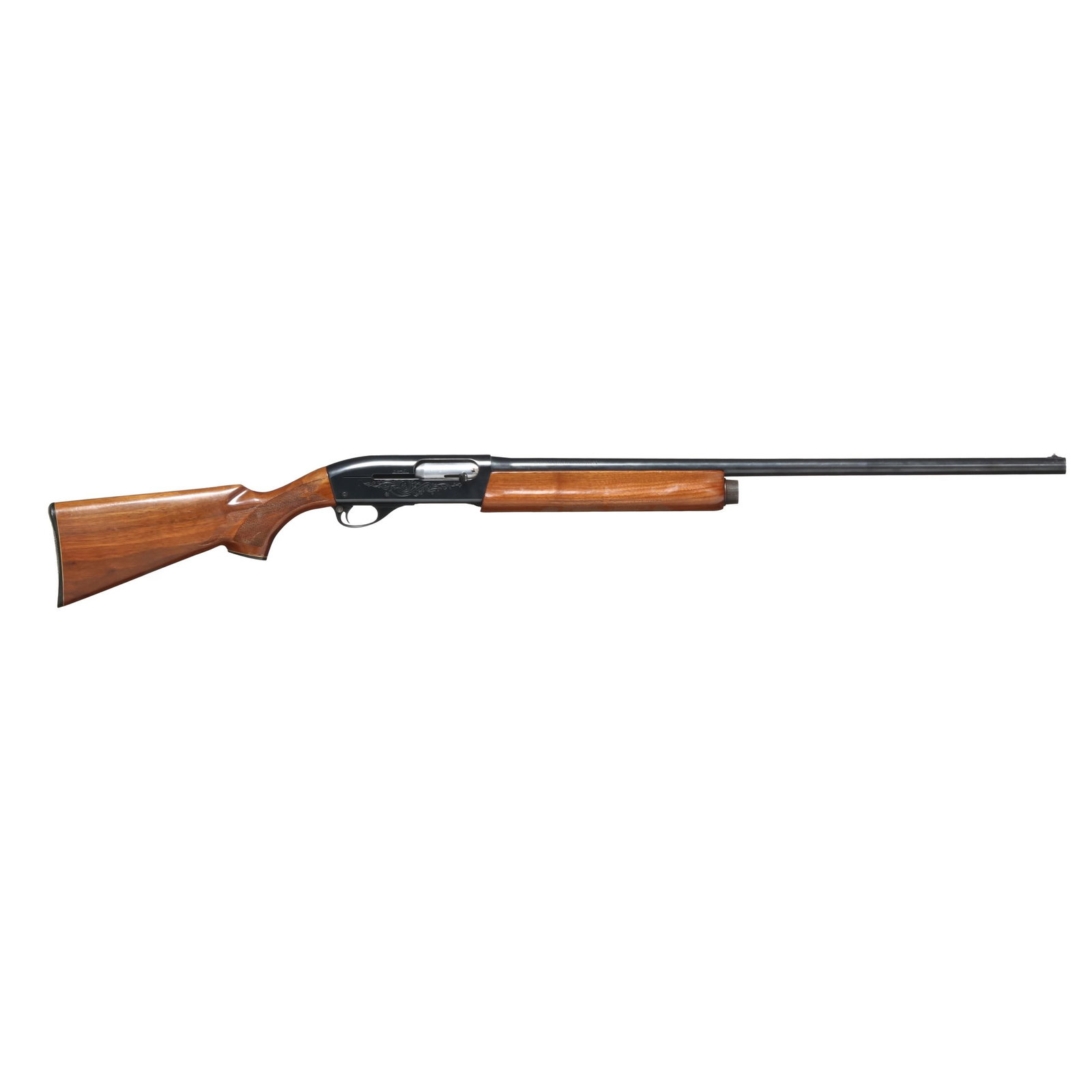 Remington Model 1100 12ga Semi-Automatic Shotgun: Remington Model 1100 12ga Semi-Automatic Shotgun Serial number L160929V present on left side of semi-automatic receiver, text of REMINGTON MODEL-1100 present on left side of receiver, text of 12GA FOR