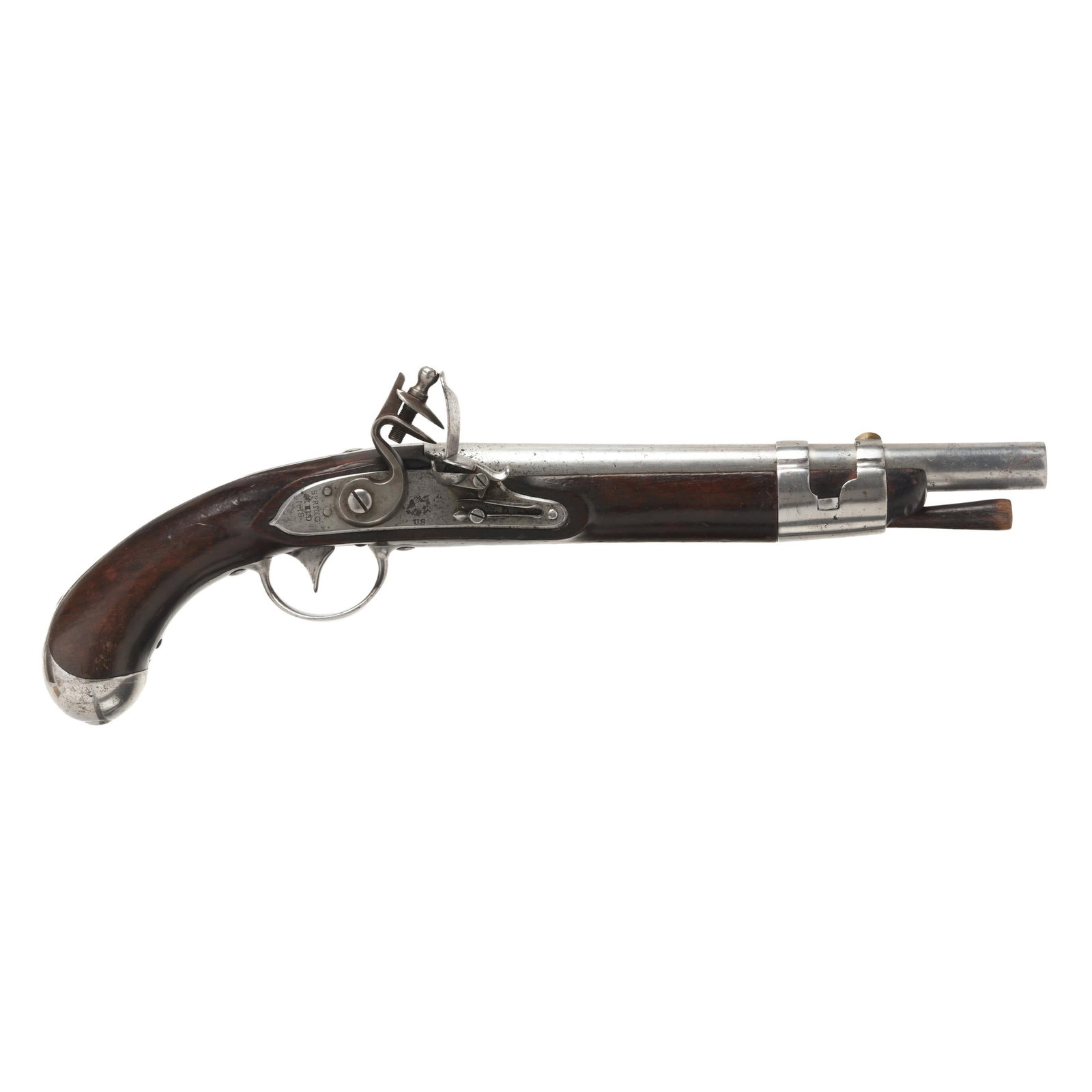 US Springfield 1818 Flintlock Pistol (1 of 8)