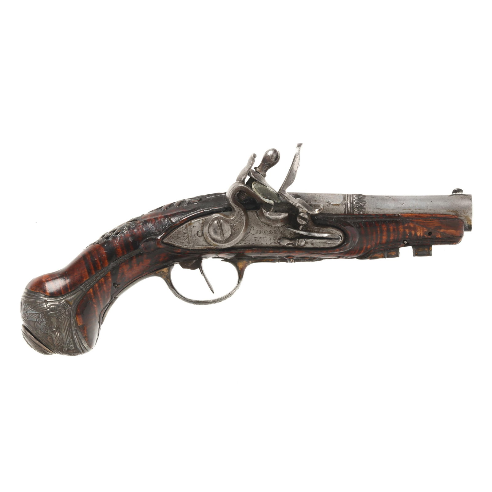 Lirobe Of Paris Queen Anne Flintlock Pistol (1 of 9)
