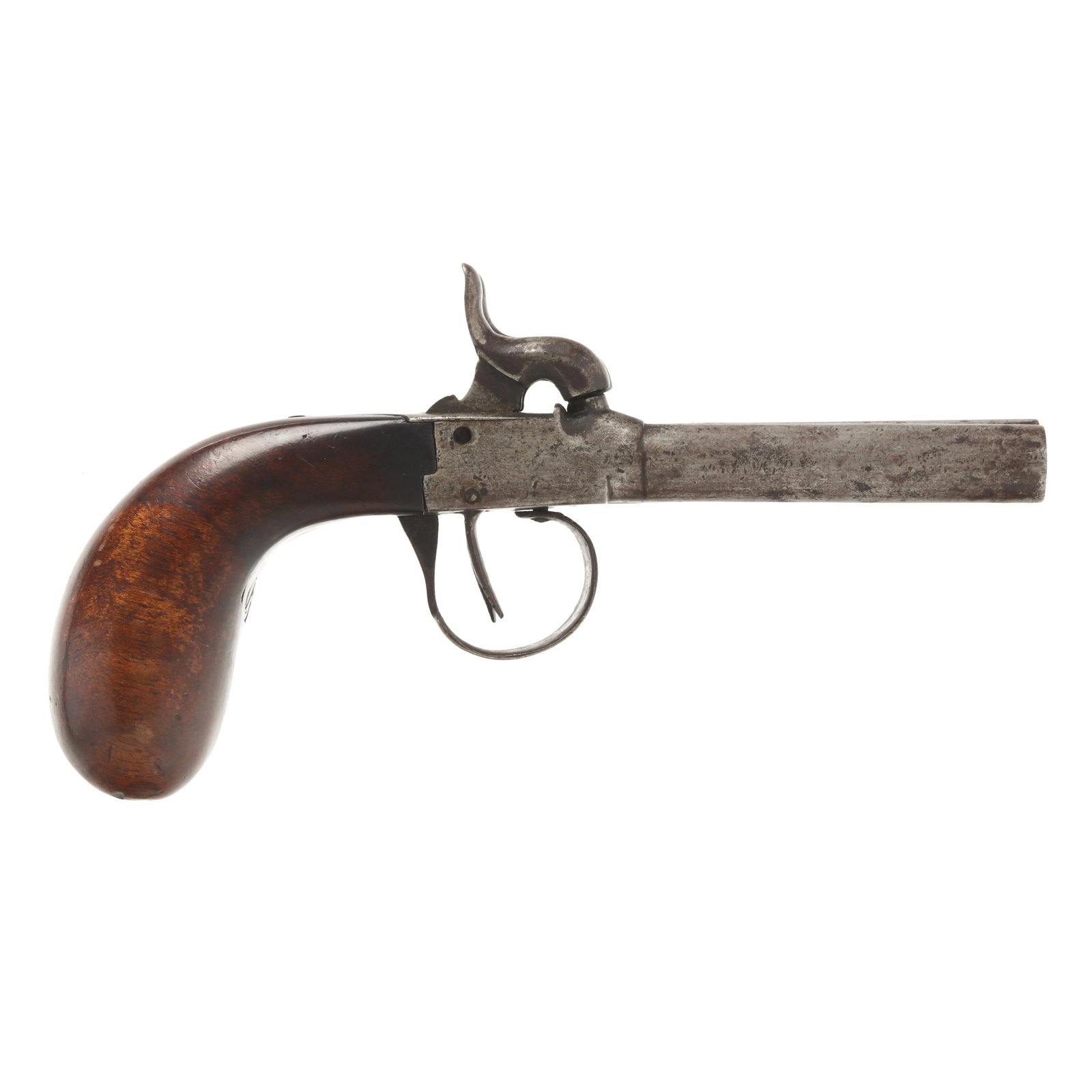 Belgian Double Barrel Percussion Pistol (1 of 7)