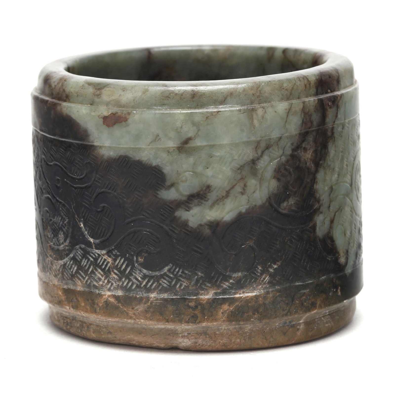 A Chinese Jade Cylinder Carving (1 of 6)
