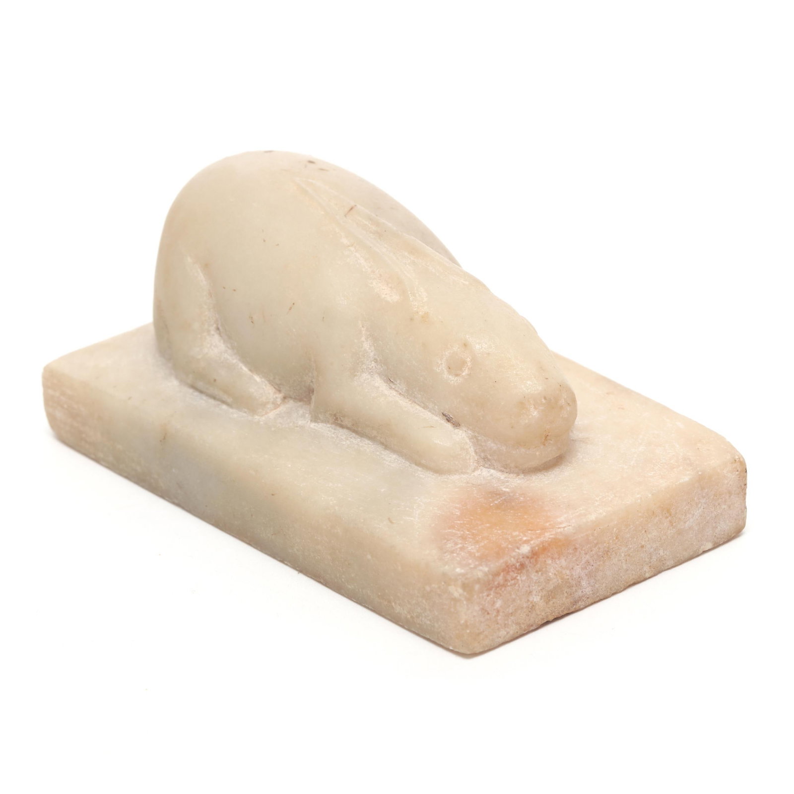 A Chinese Carved Marble Rabbit (1 of 6)