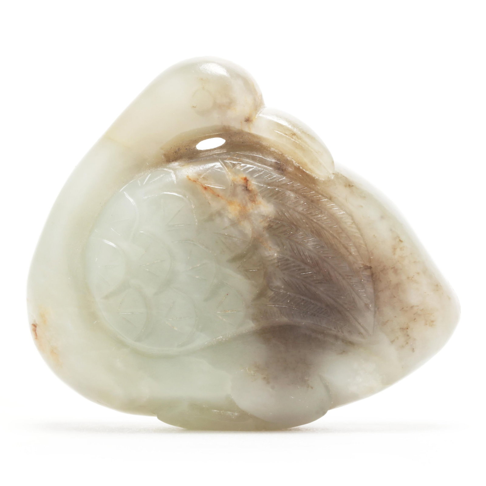 A Chinese Jade Carving of a Duck (1 of 5)