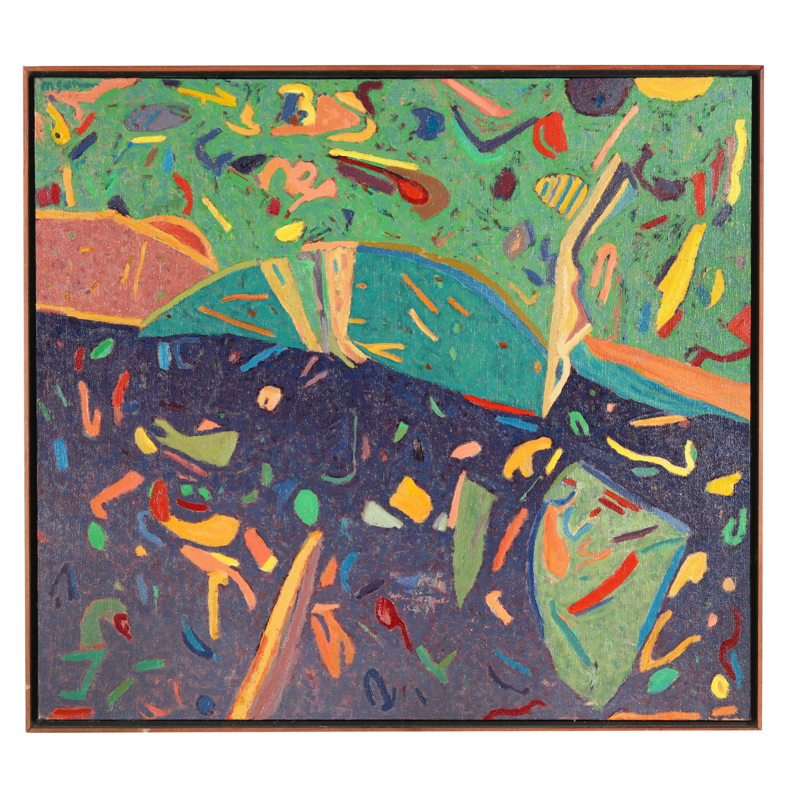 Marvin Saltzman (NC, b. 1931), Carnivals (1 of 5)