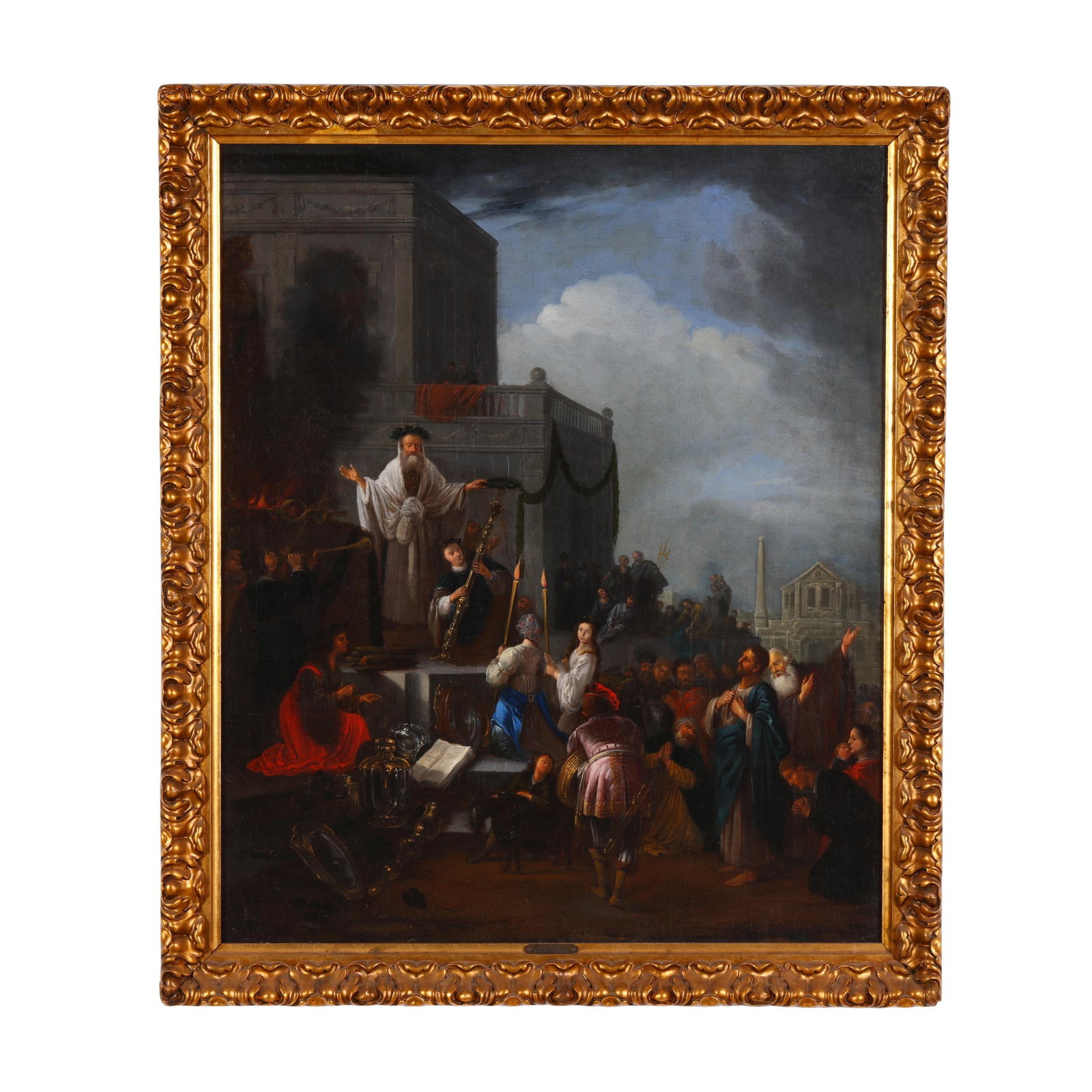 Follower of Jacob de Wet I (Haarlem 1610-1697 Amsterdam), The Idolatry of Solomon (1 of 6)