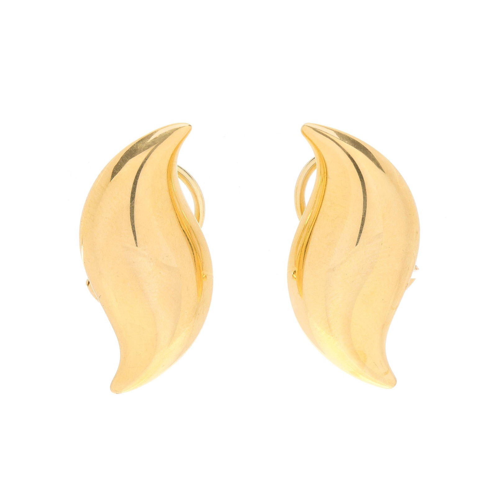 Gold Feather Earrings, Elsa Peretti for Tiffany & Co. (1 of 3)