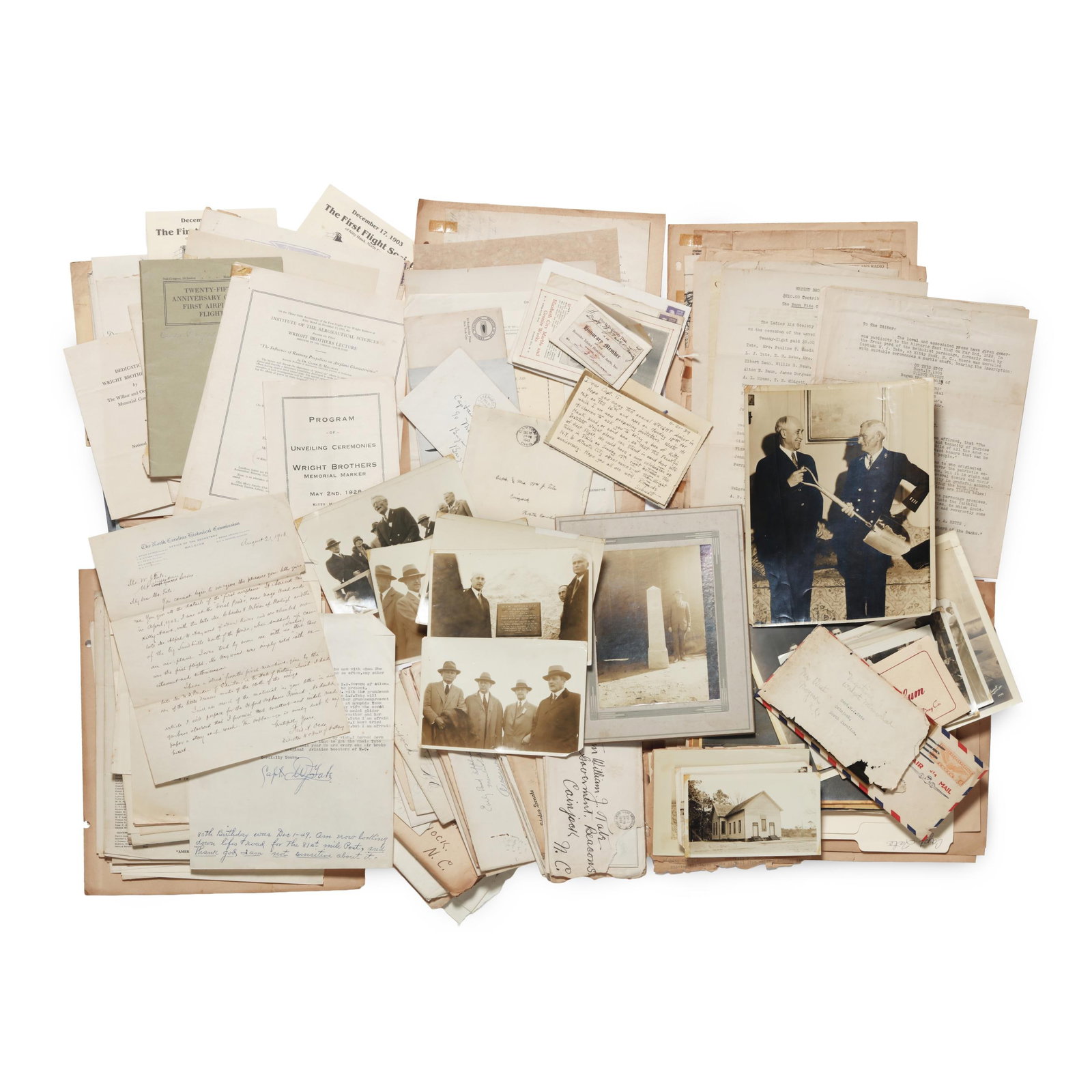 William J. Tate (NC, 1869-1953), Archive of the "Original host to the Wright brothers at Kitty Hawk" (1 of 16)