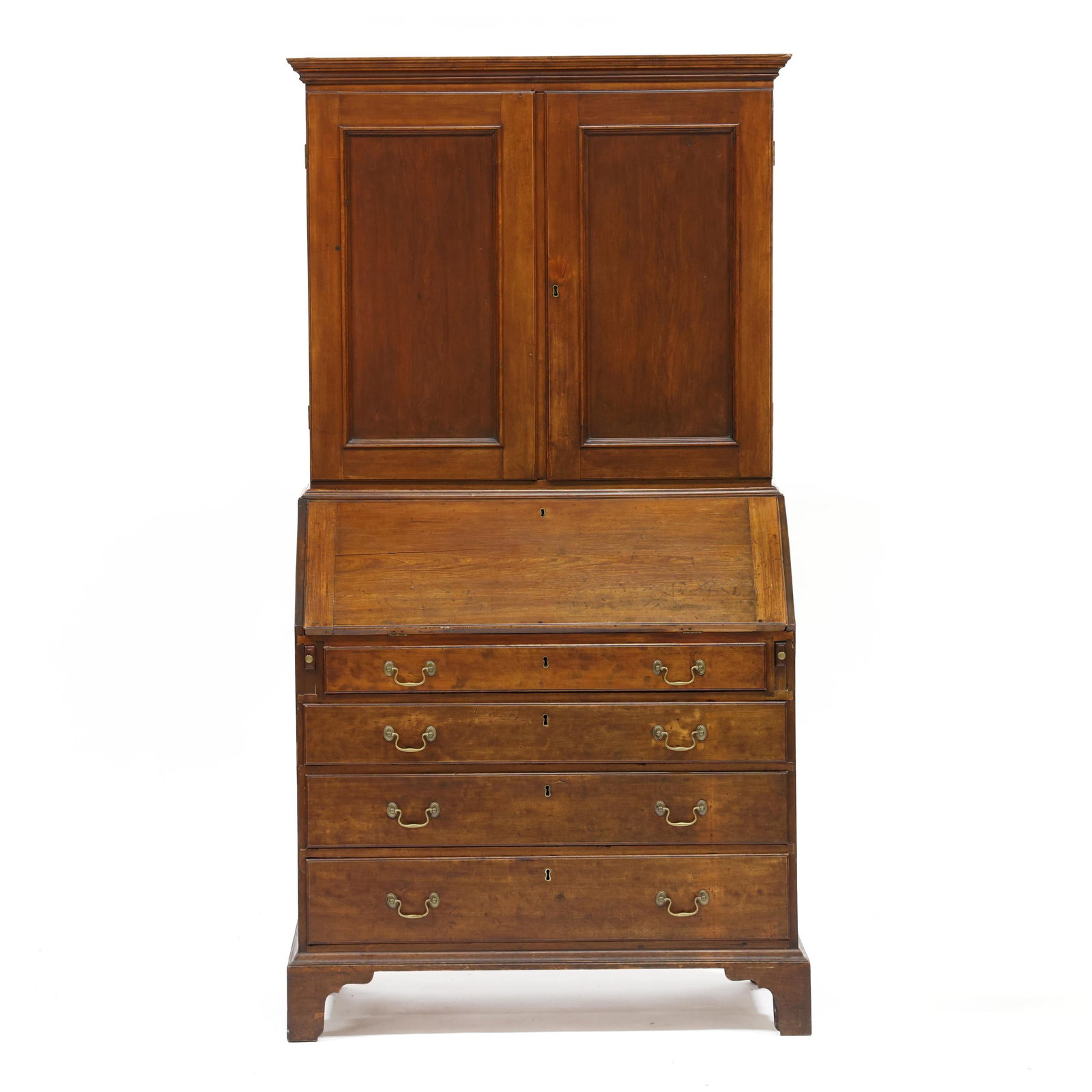 Mid-Atlantic Late Chippendale Cherry Diminutive Desk and Bookcase (1 of 20)