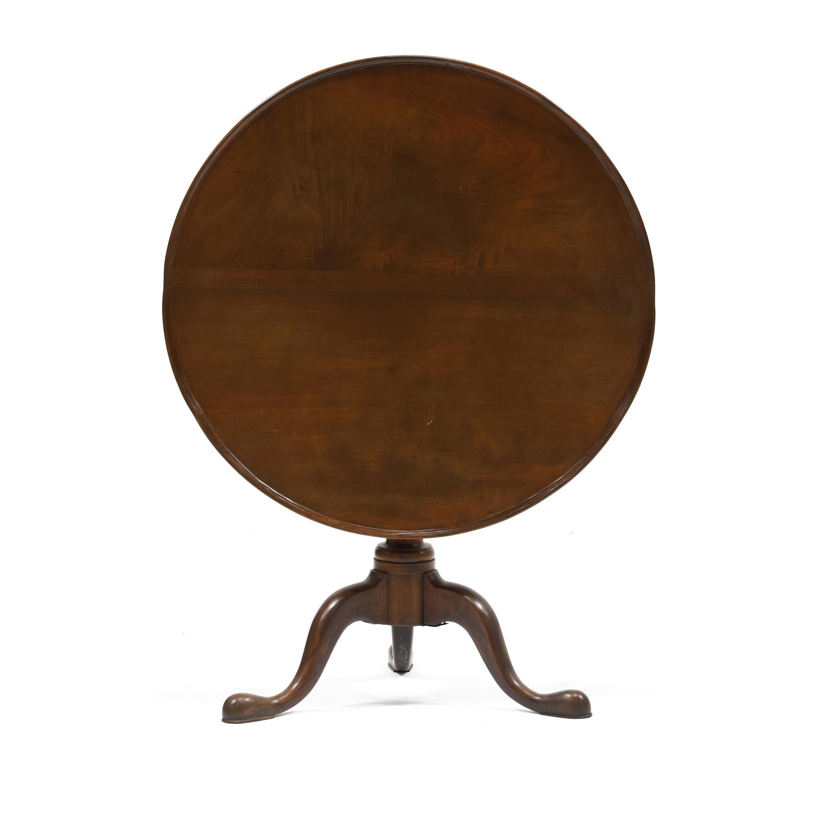 American Queen Anne Mahogany Tilt-Top Tea Table (1 of 6)
