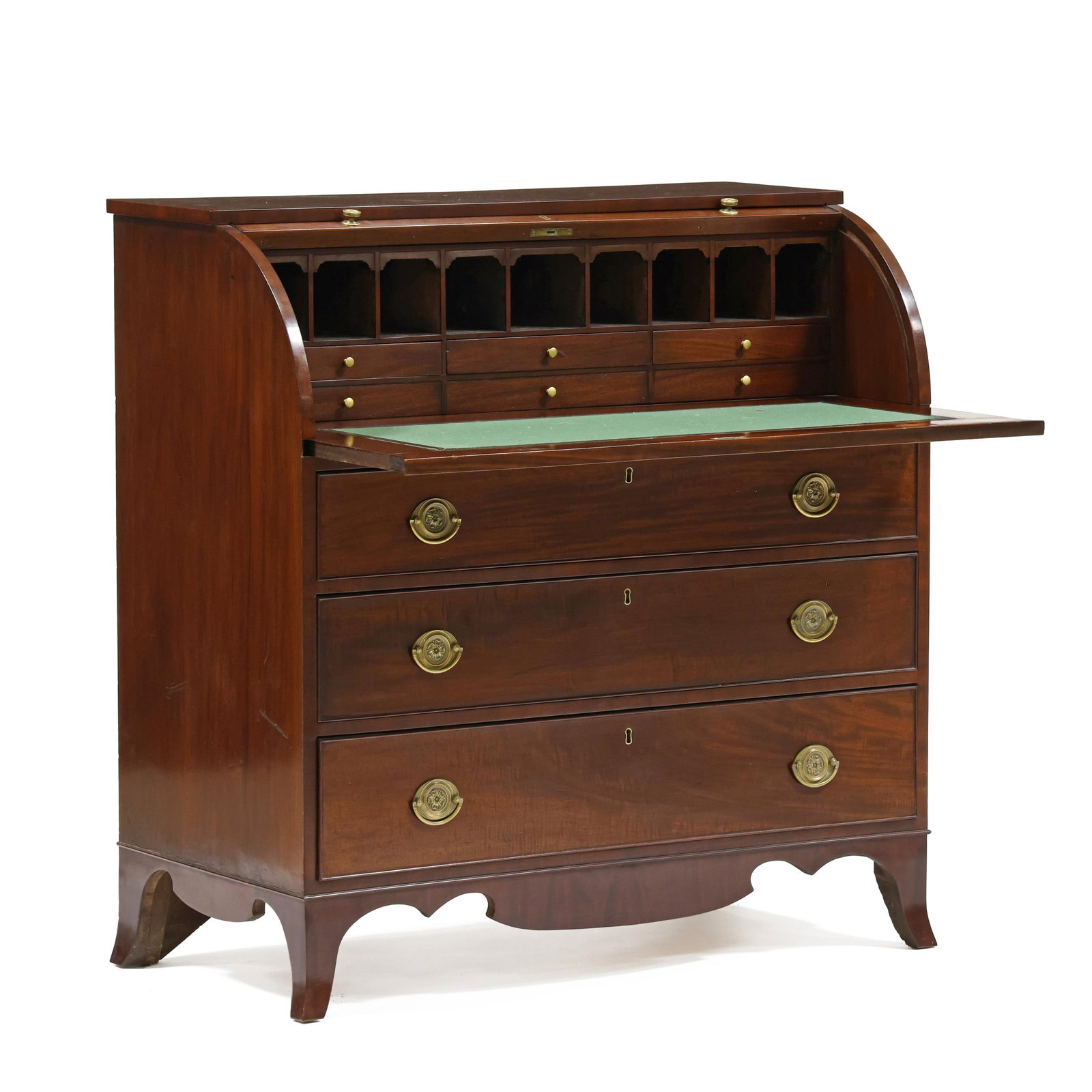 Virginia Federal Mahogany Cylinder Desk (1 of 16)
