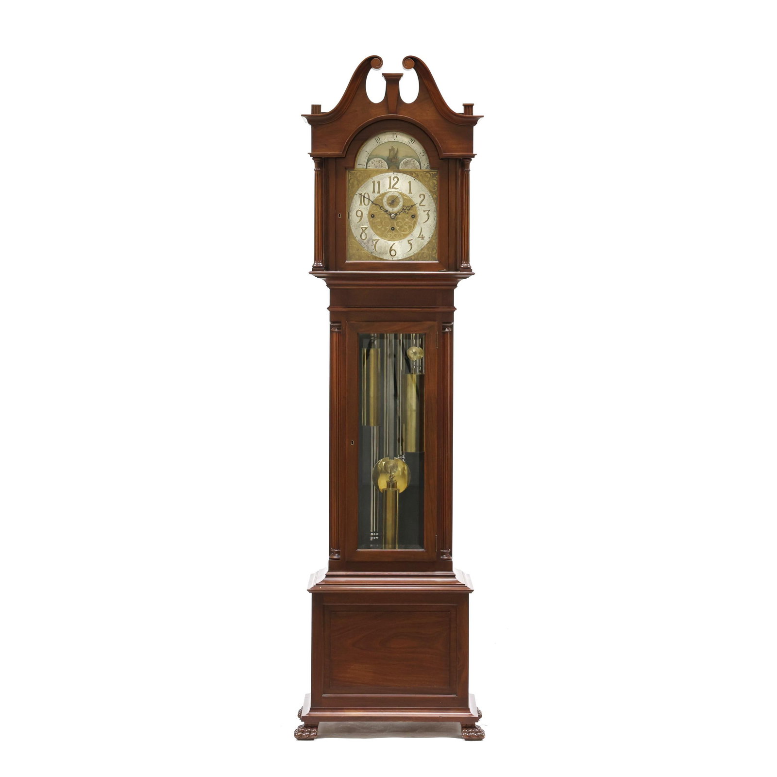 Herschede, Mahogany Five Tube Tall Case Clock (1 of 20)