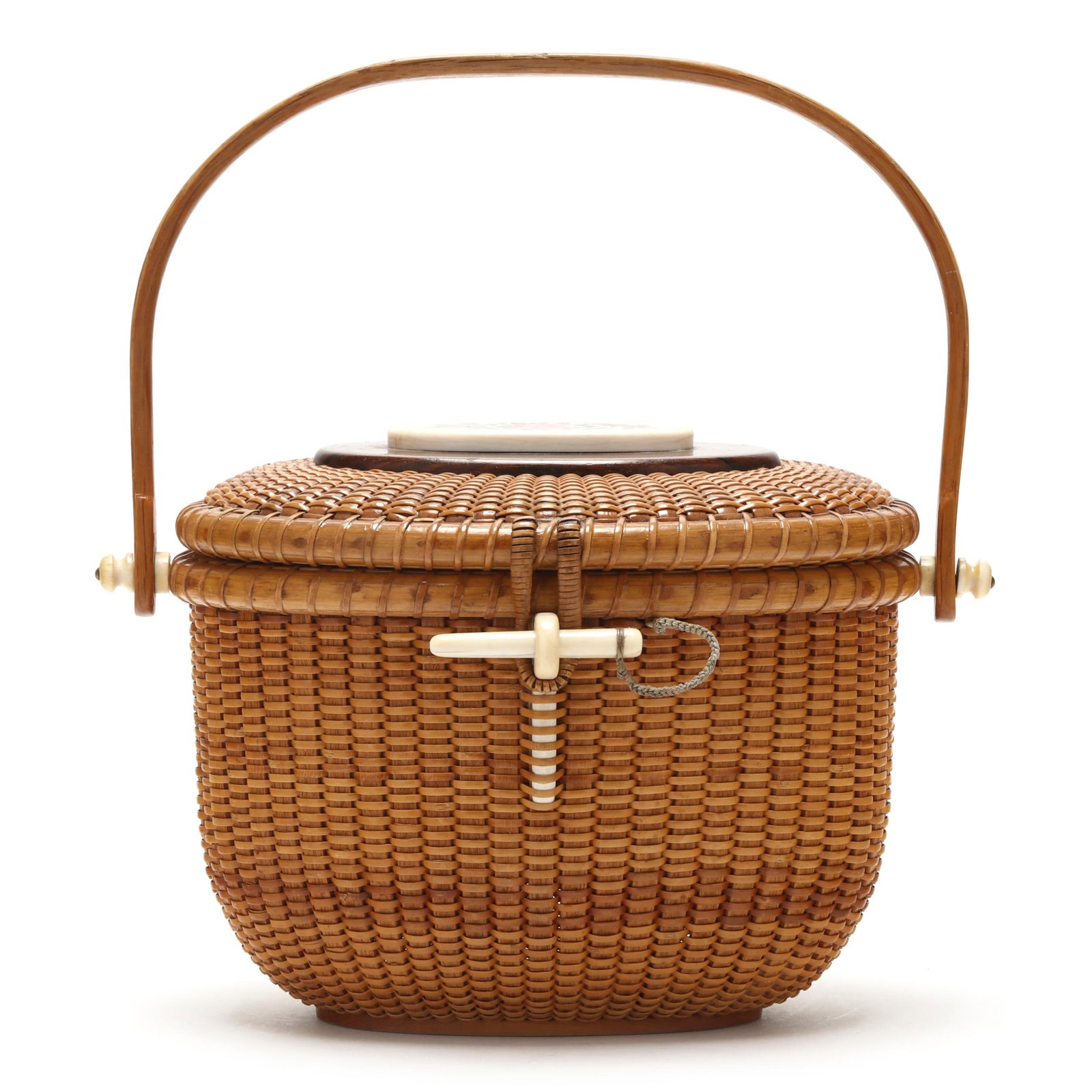 Stephen Gibbs (1896-1974), A Fine Nantucket Lightship Basket - 2