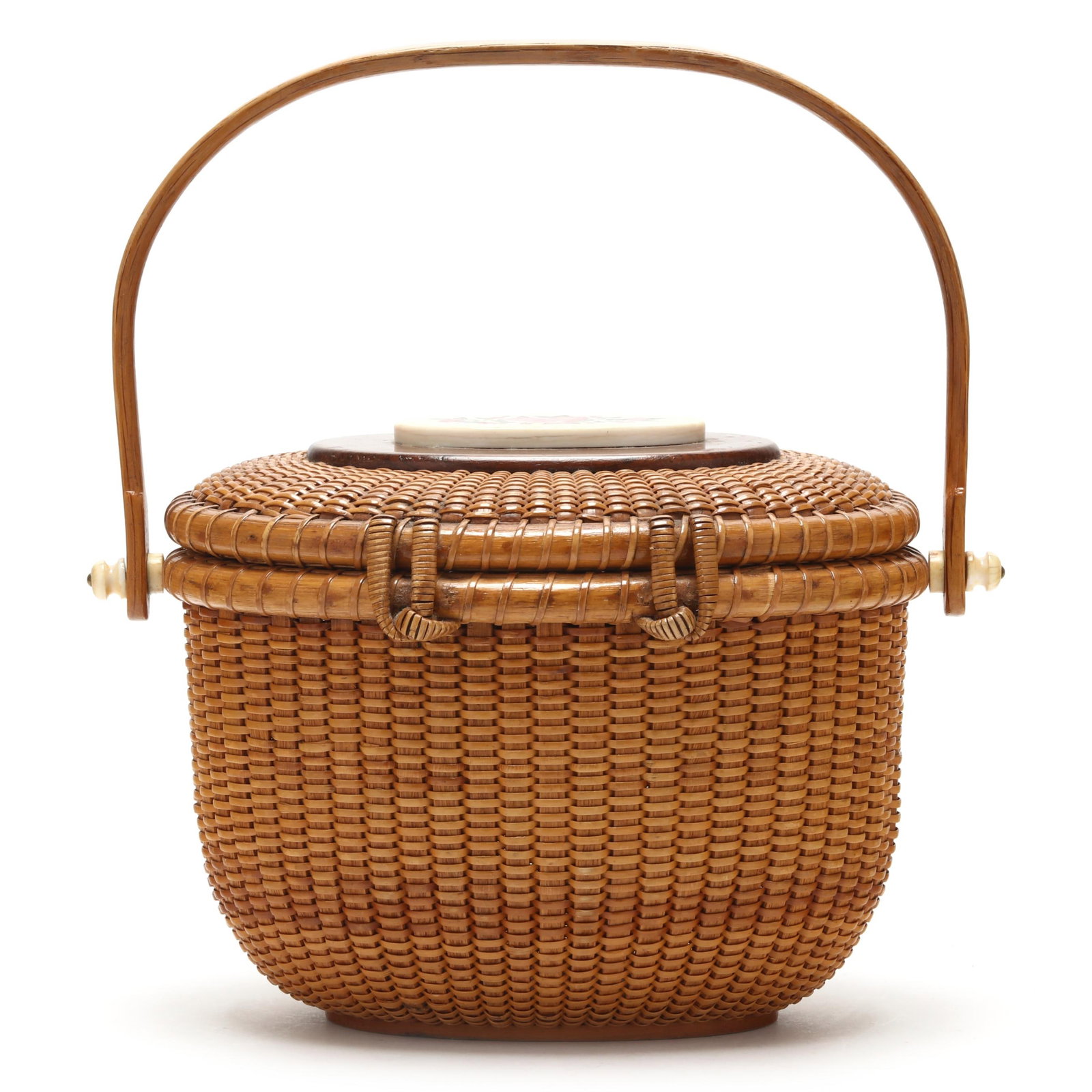Stephen Gibbs (1896-1974), A Fine Nantucket Lightship Basket - 3
